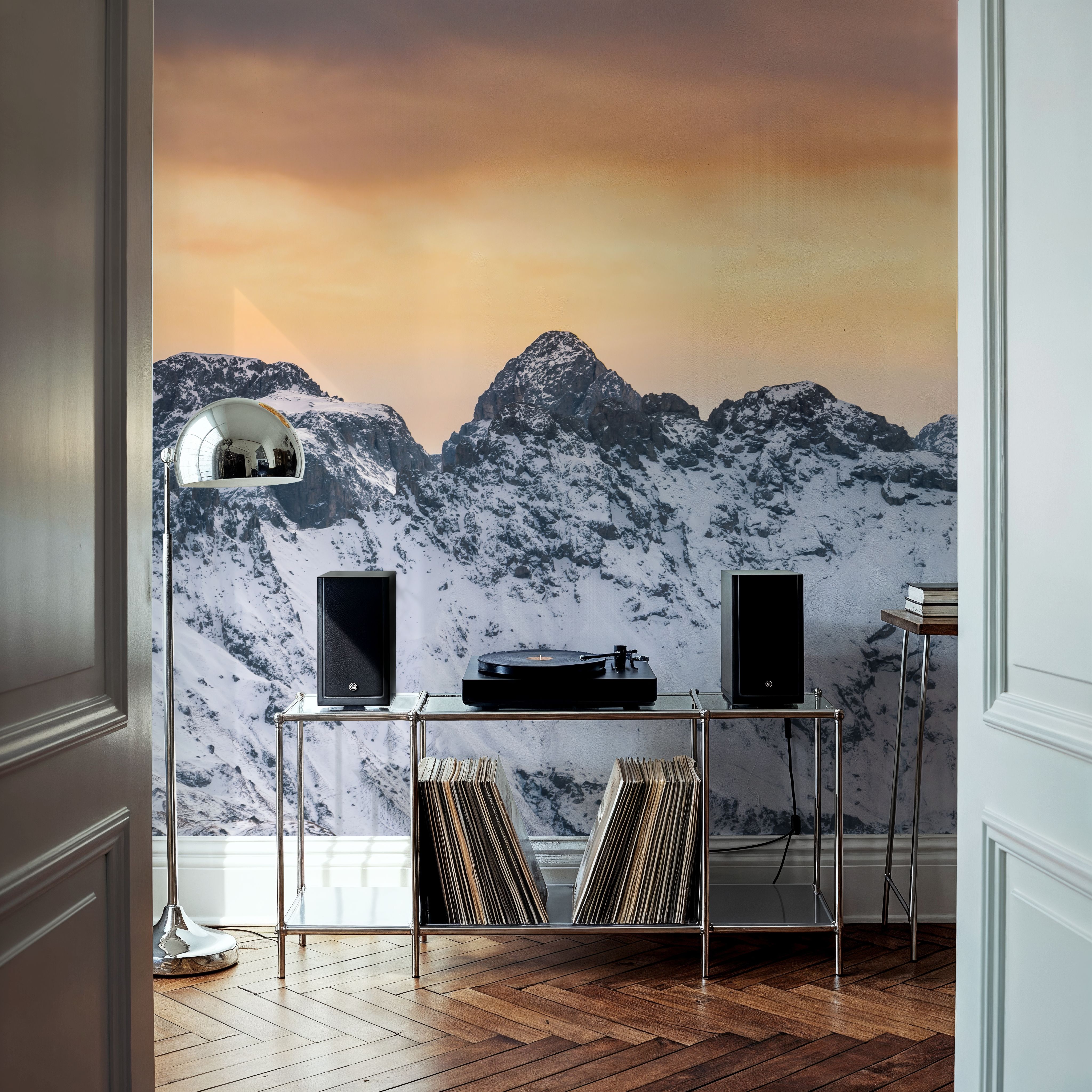 Snowy Mountain Ridge