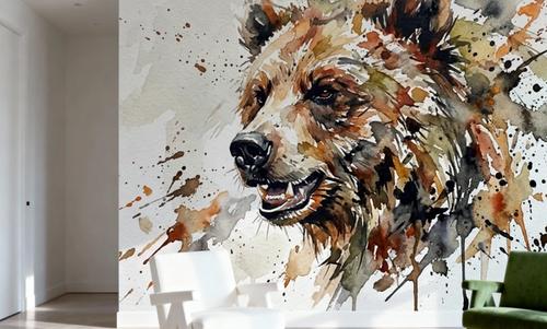 Grizzly Bear - Watercolor Predators Series