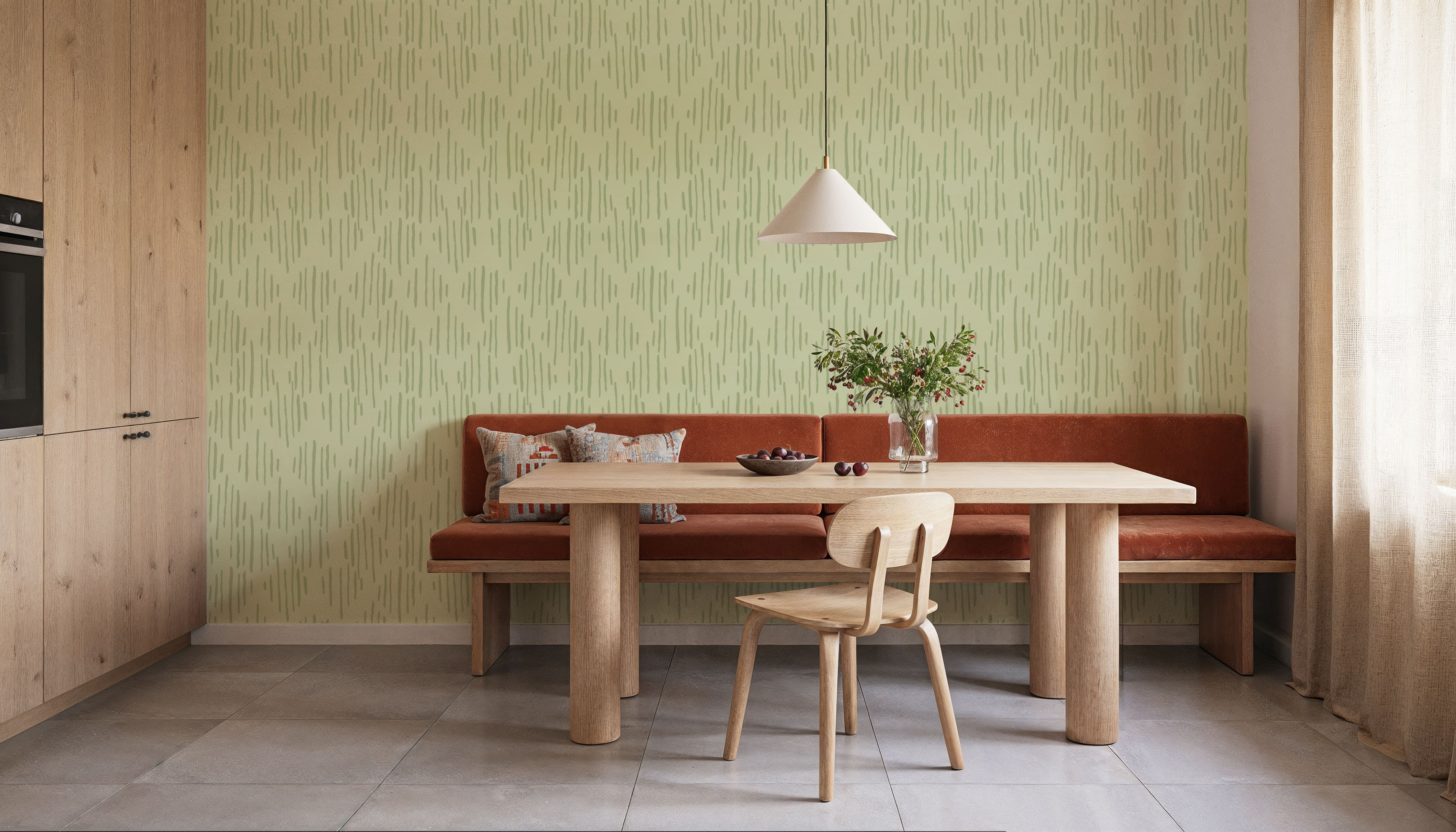 Macrame Lines Green