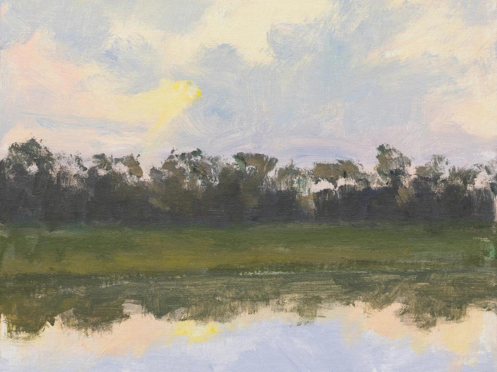 Sun and Clouds Reflecting