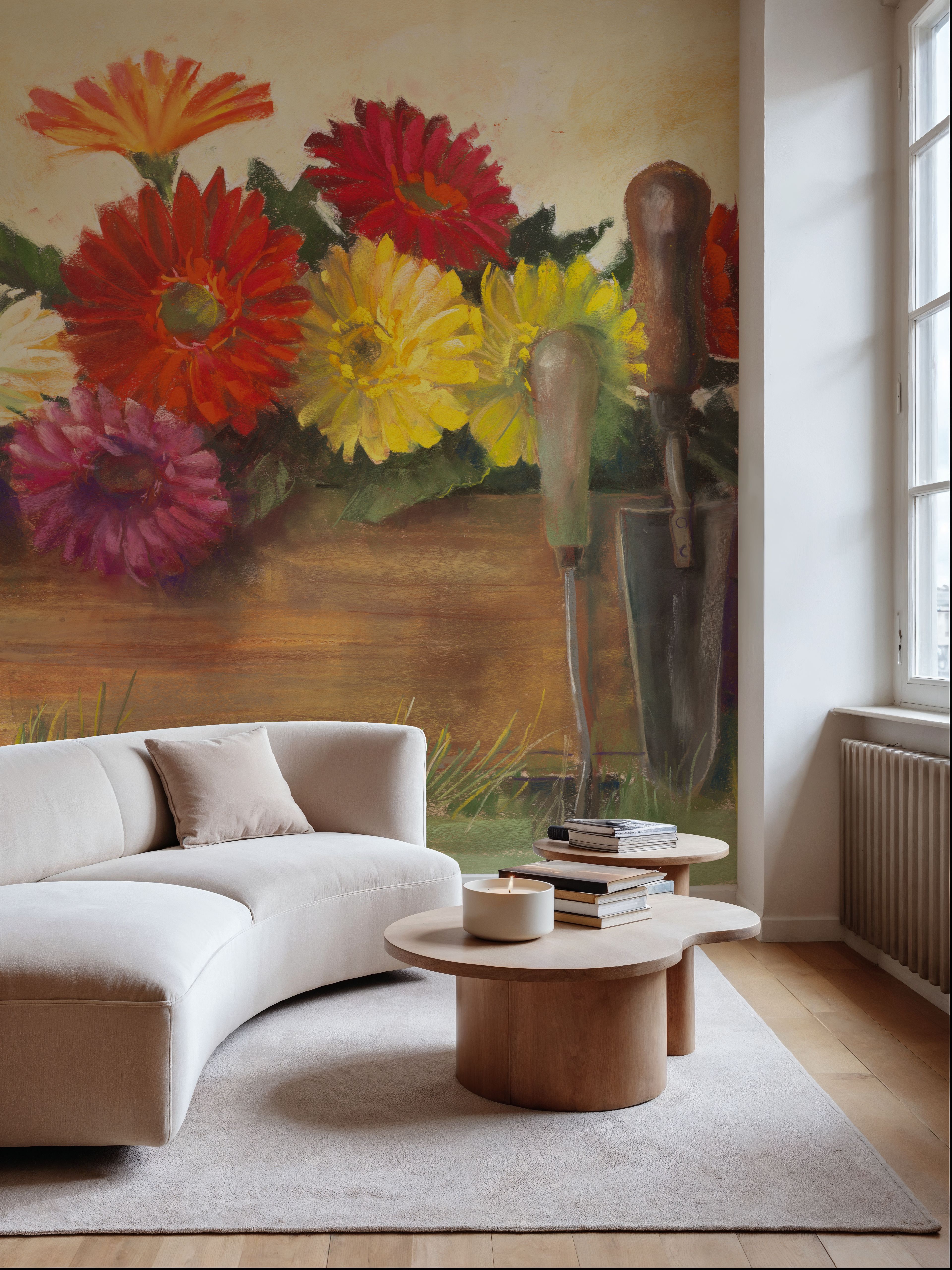 Gardeners Still Life with Gerberas