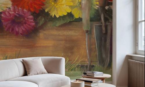 Gardeners Still Life with Gerberas