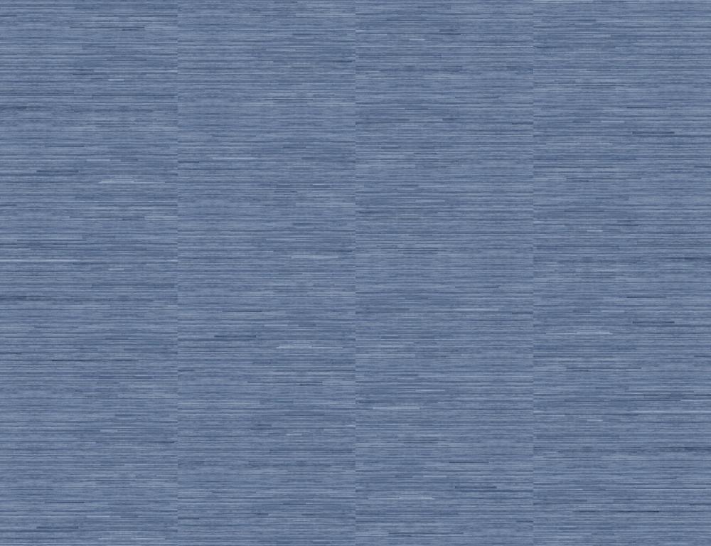 Faux Grasscloth with Visible Seams, Lapis