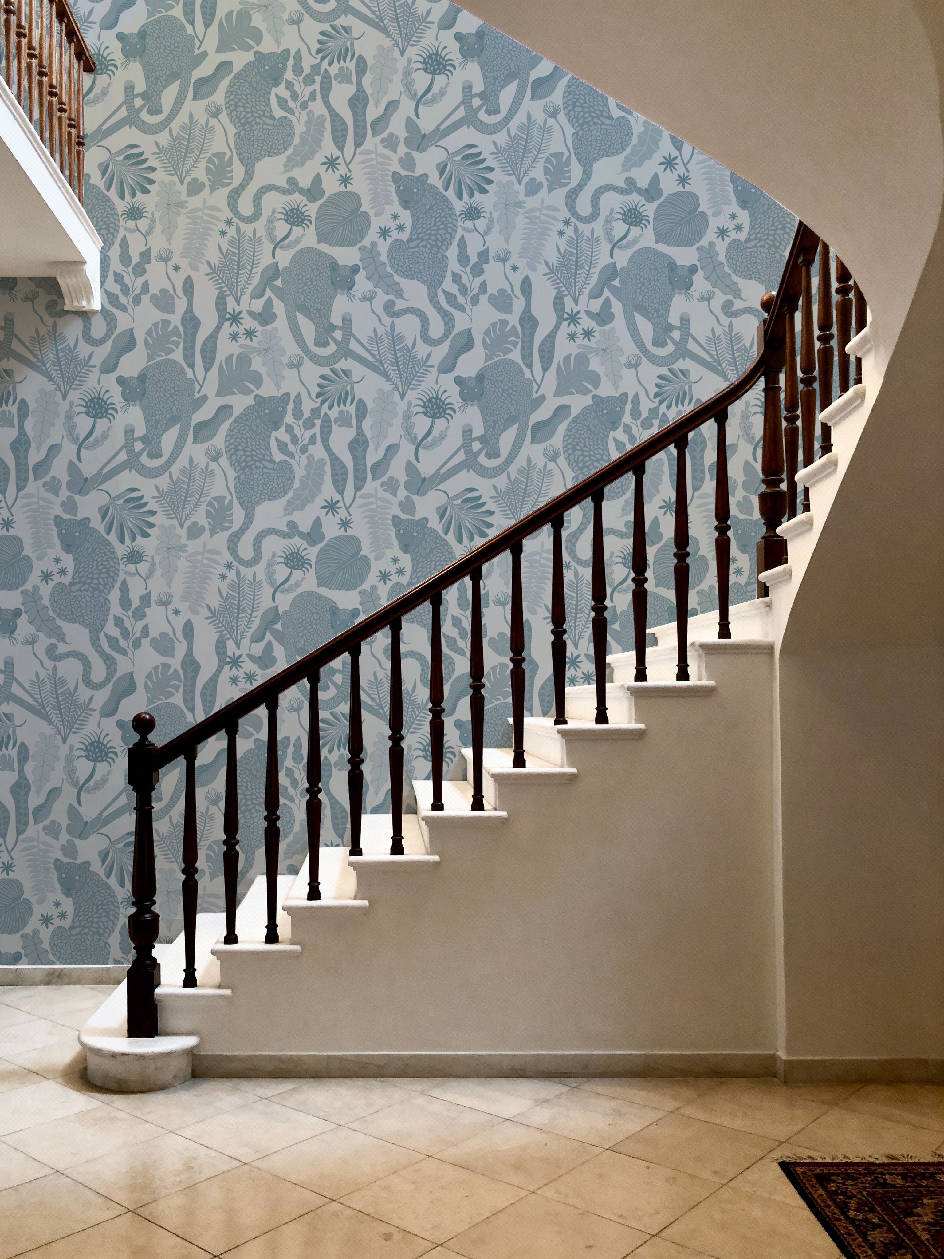 Jungle Leopards Blue