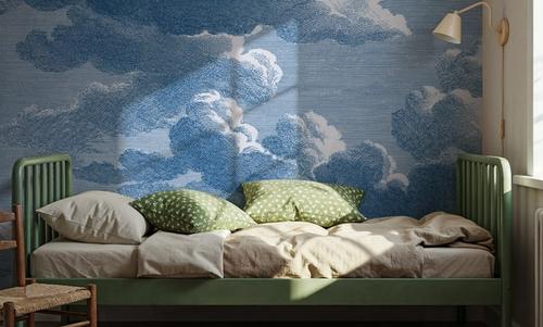 Intaglio Clouds, Blueberry