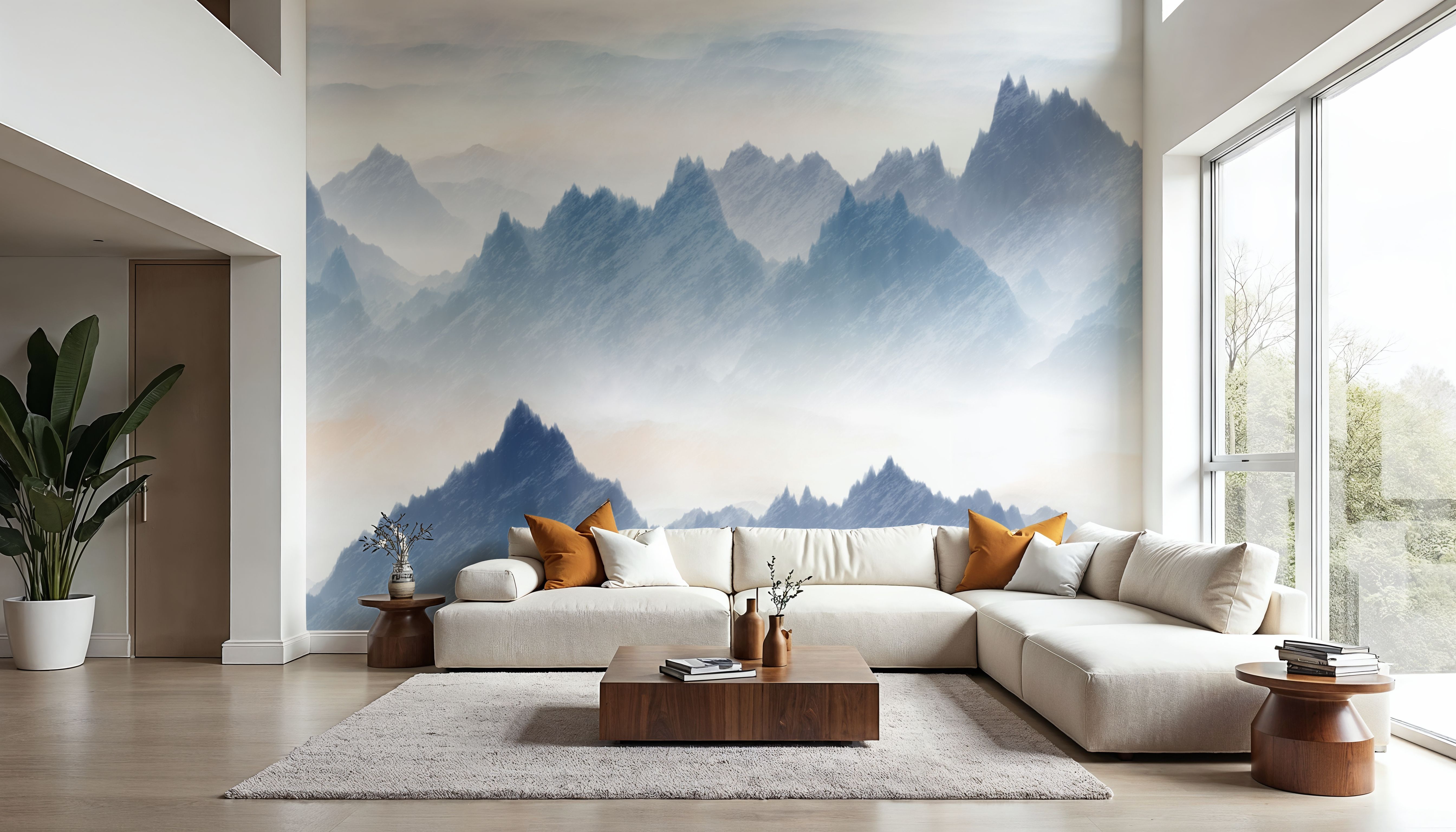Mountain Landscape Brush