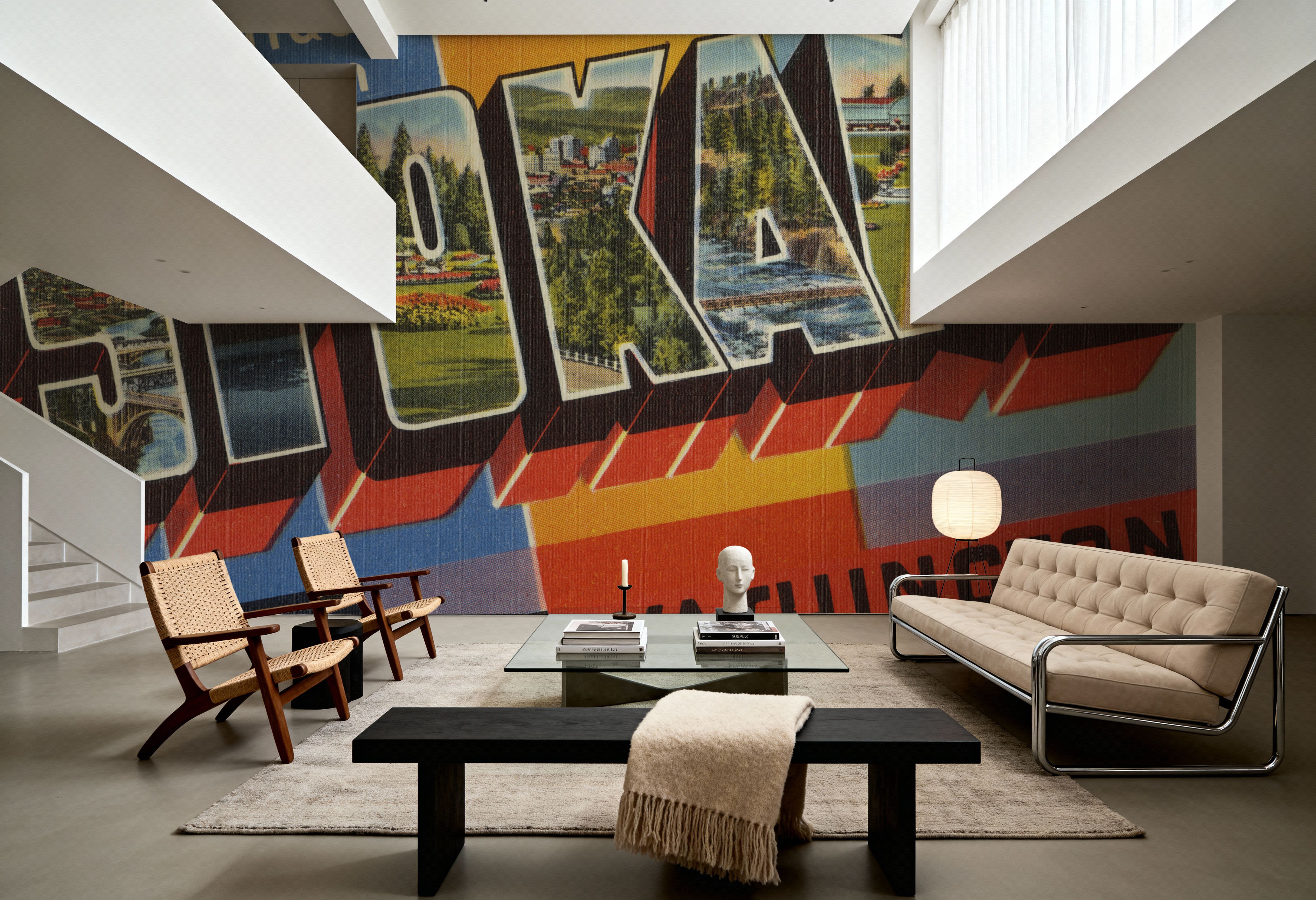 Greetings from Spokane - Screenprint Postcard