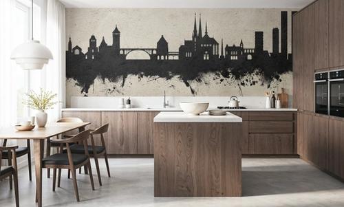 Luxembourg City Skyline Concrete