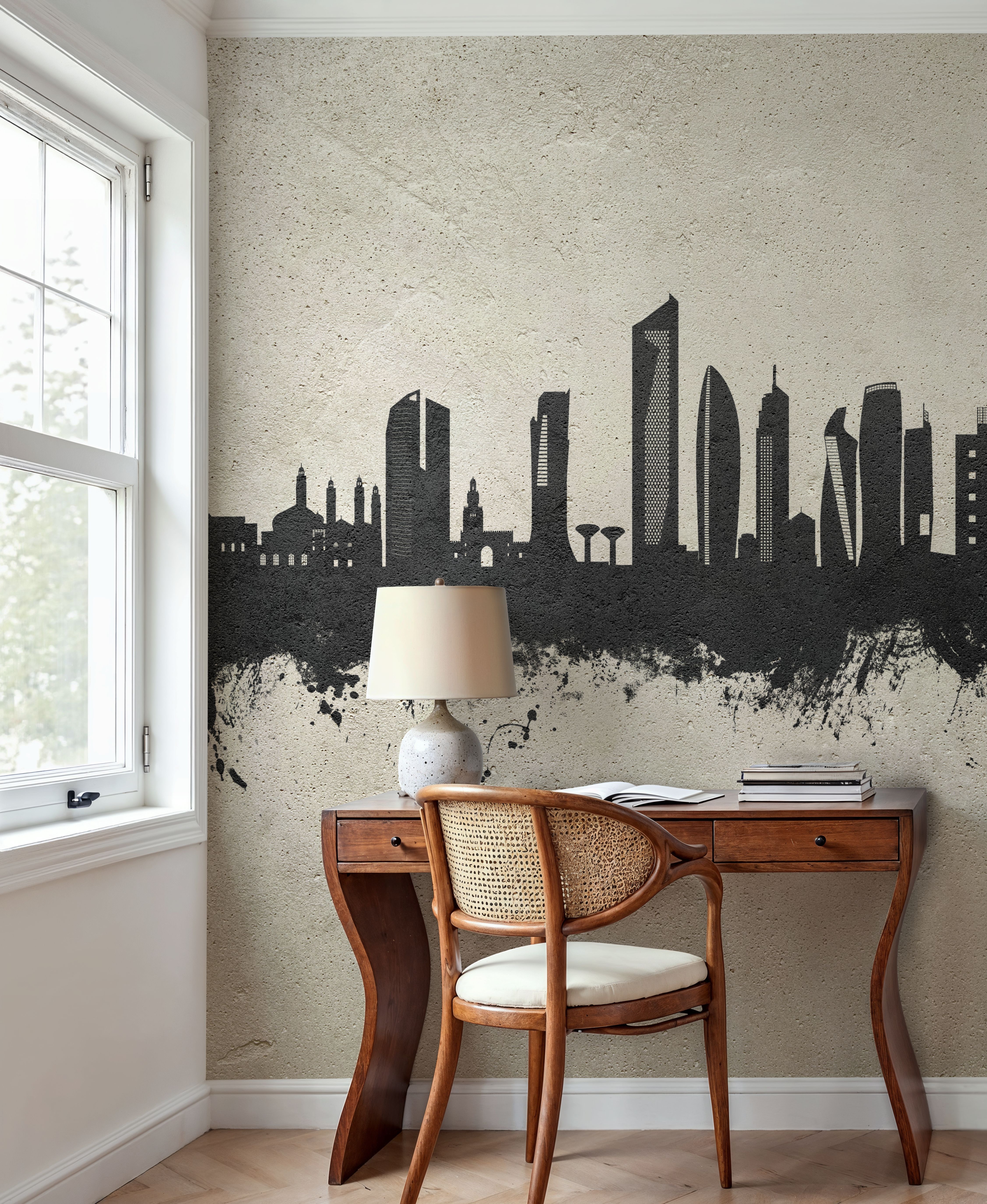 Kuwait City Skyline Concrete