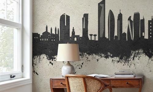 Kuwait City Skyline Concrete