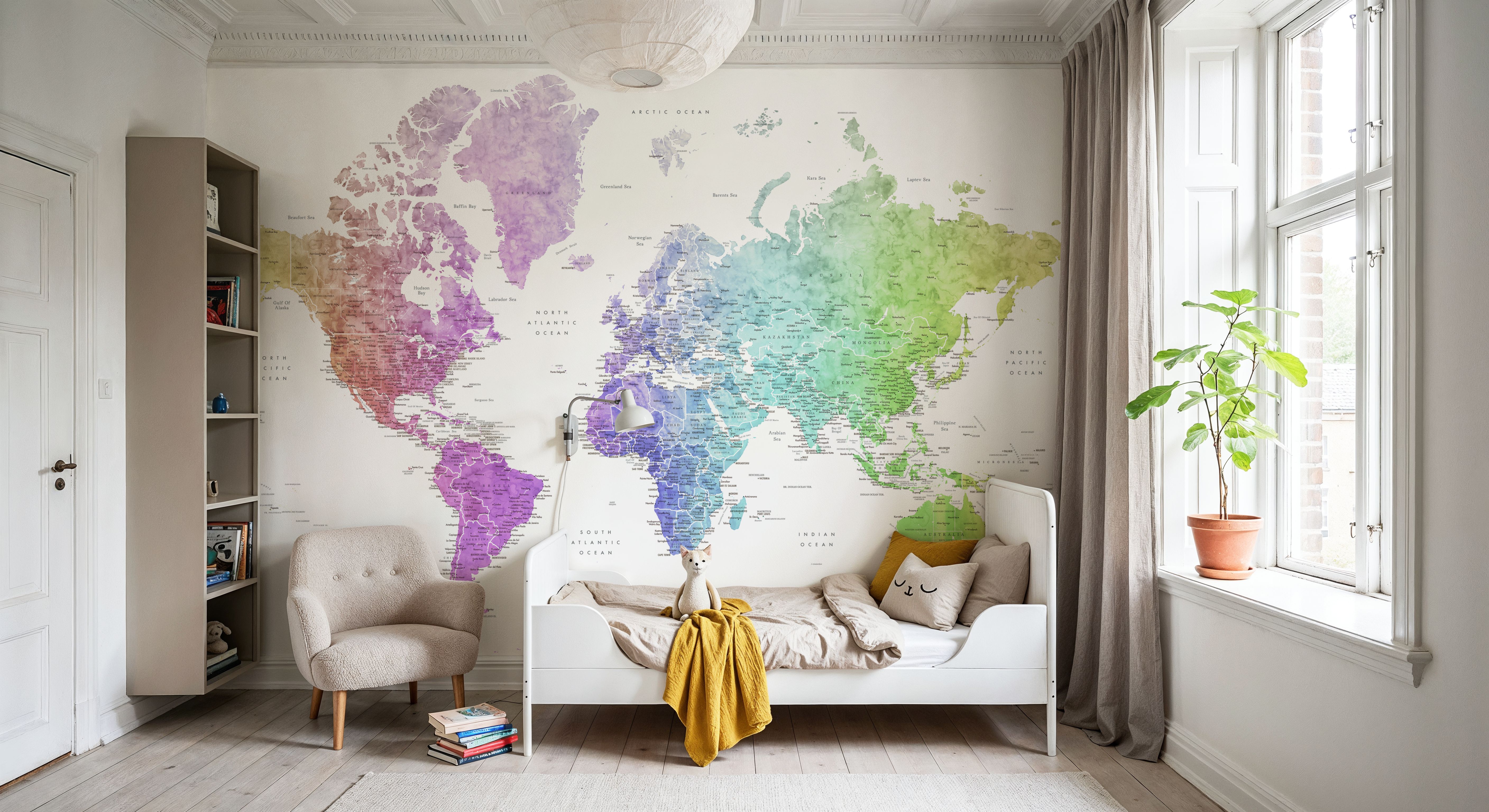 World Map Cities - Jude