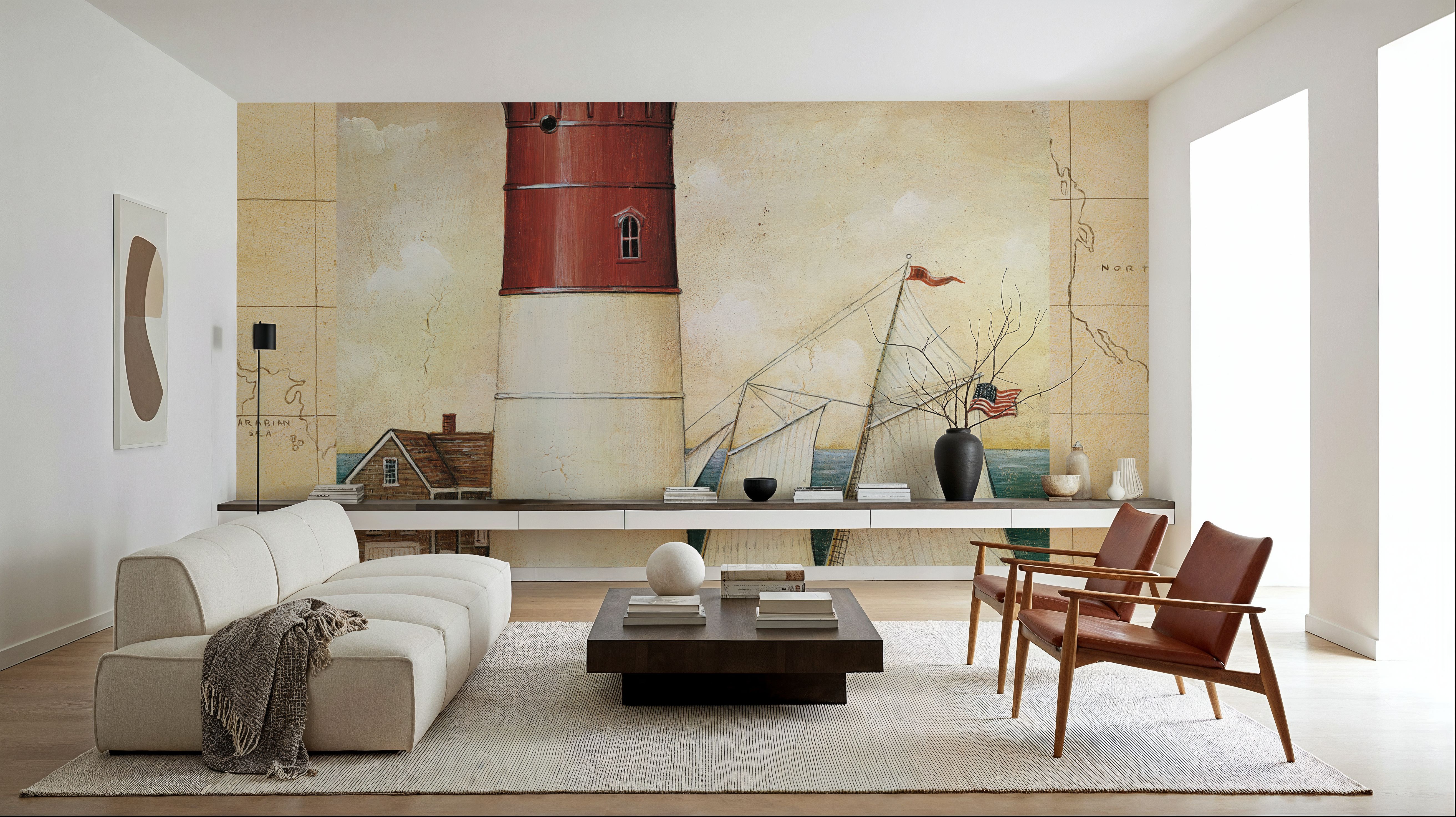 Schooner Bay Map, Wallpaper