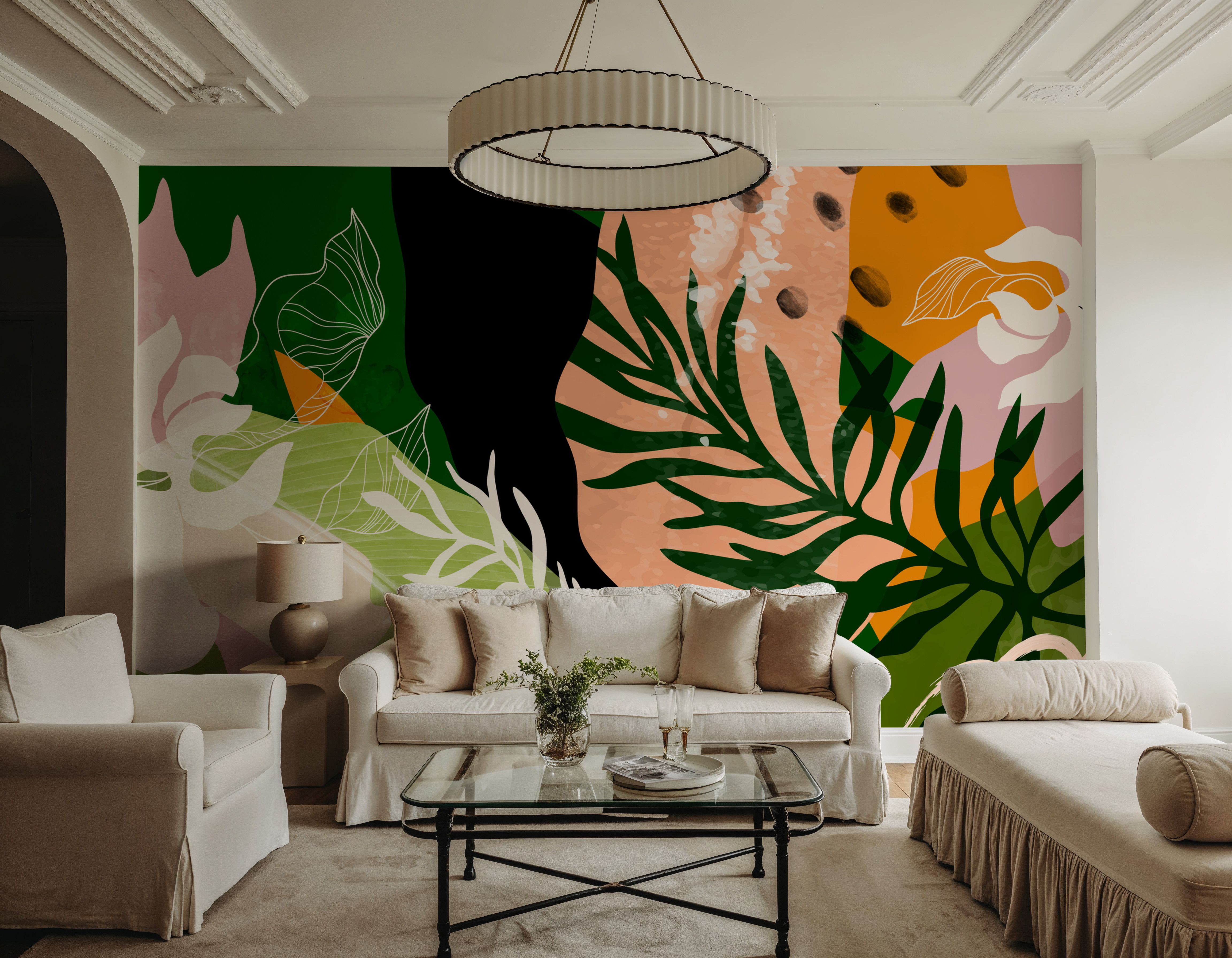 Graphic Leaves & Bold Colors