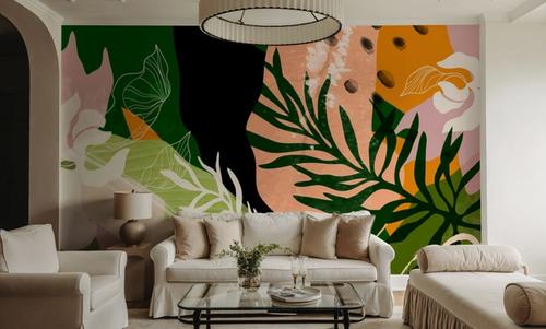 Graphic Leaves & Bold Colors