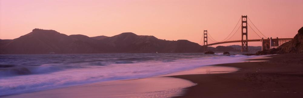 Crimson Bridge Twilight Red