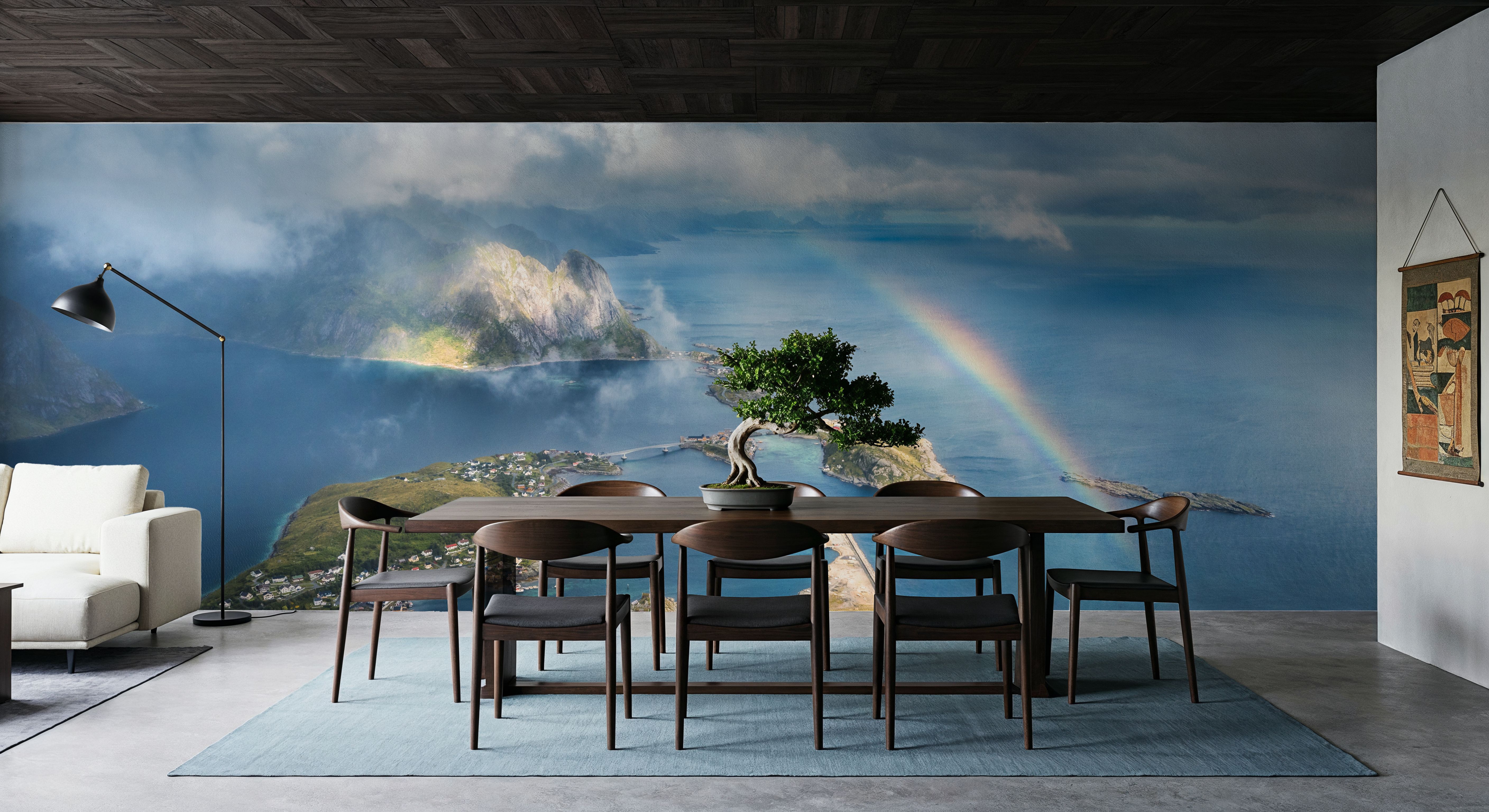 Lofoten Rainbow, Wallpaper