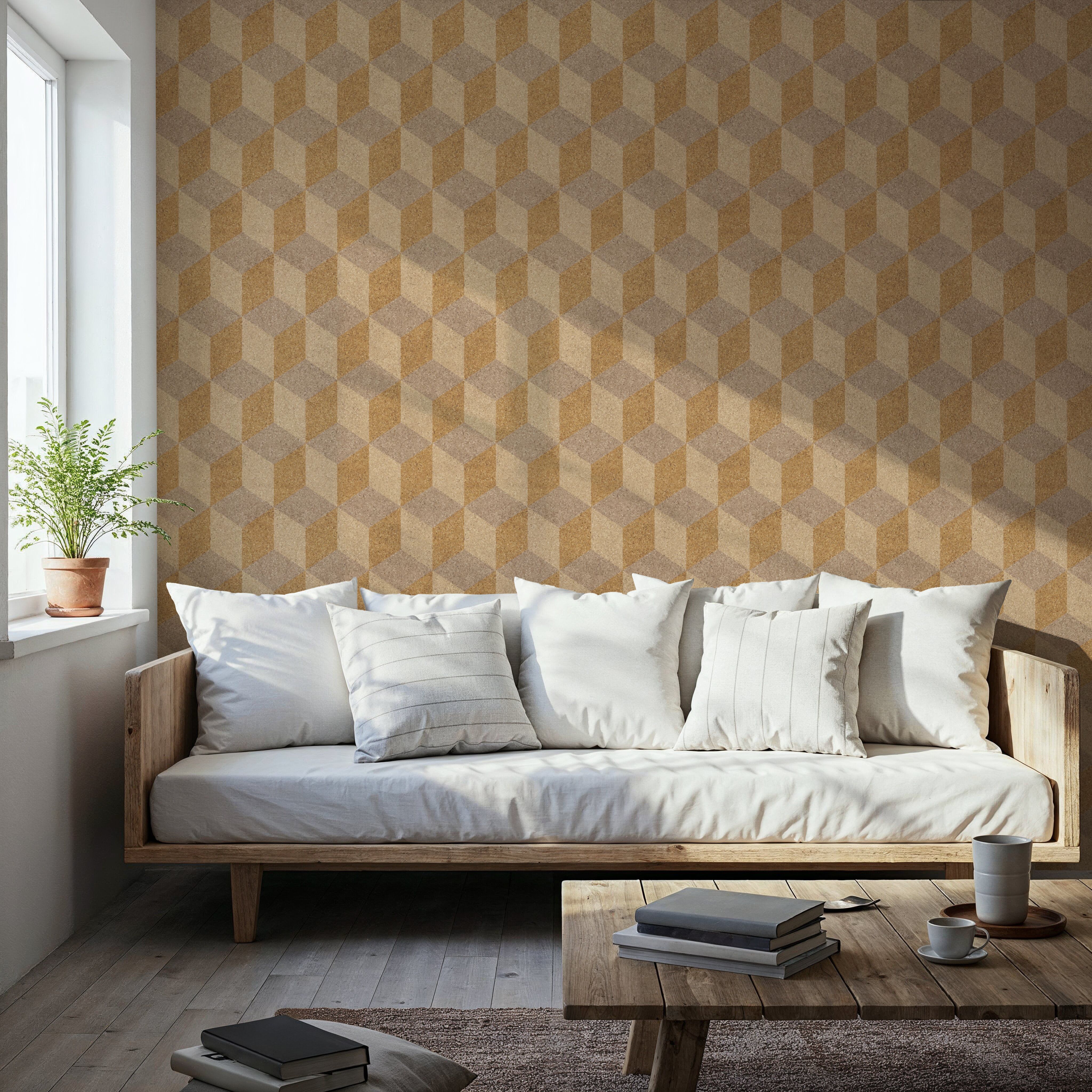 Cubical Cork, Beige