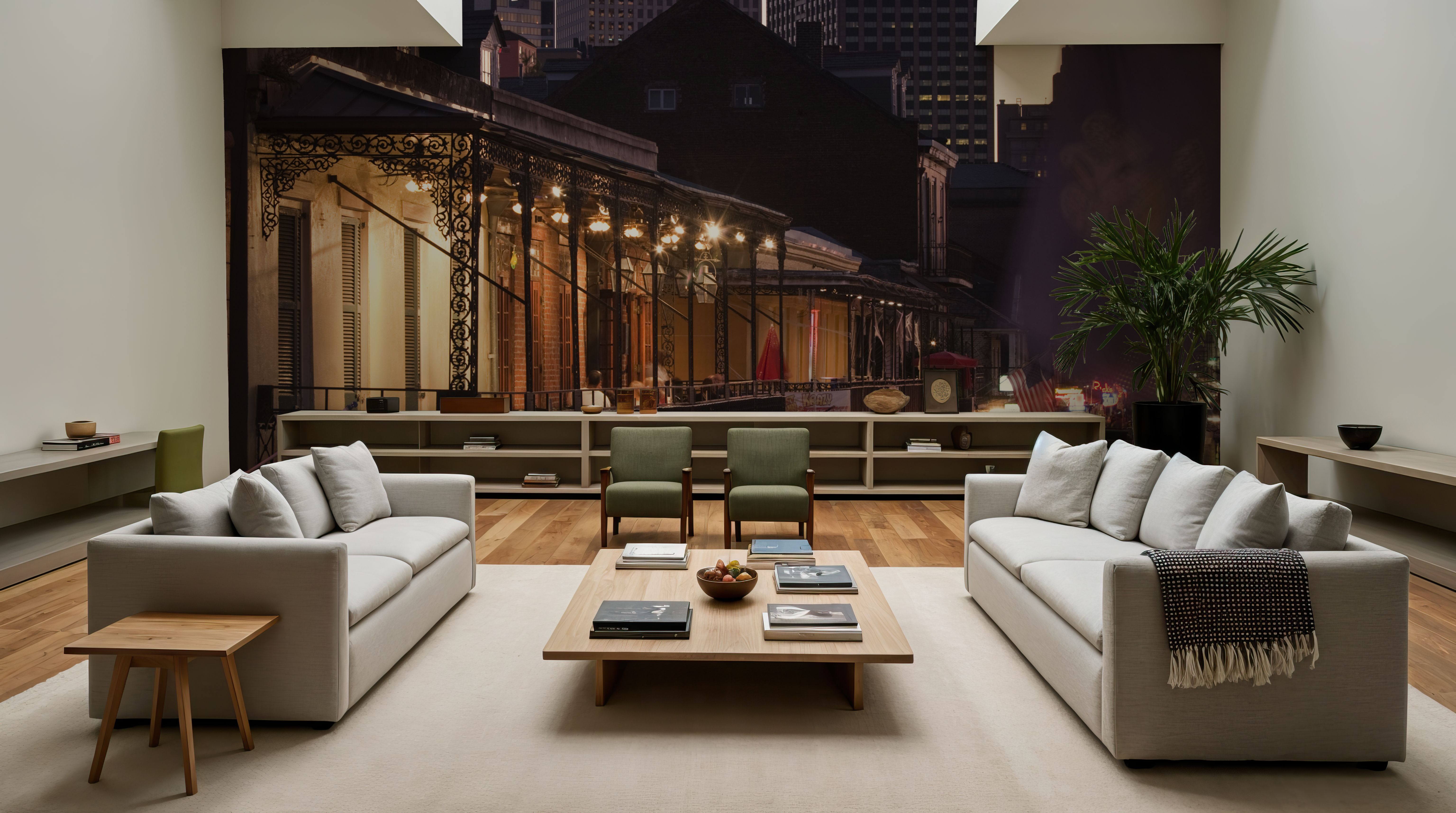 Bourbon Street Twilight, Wallpaper