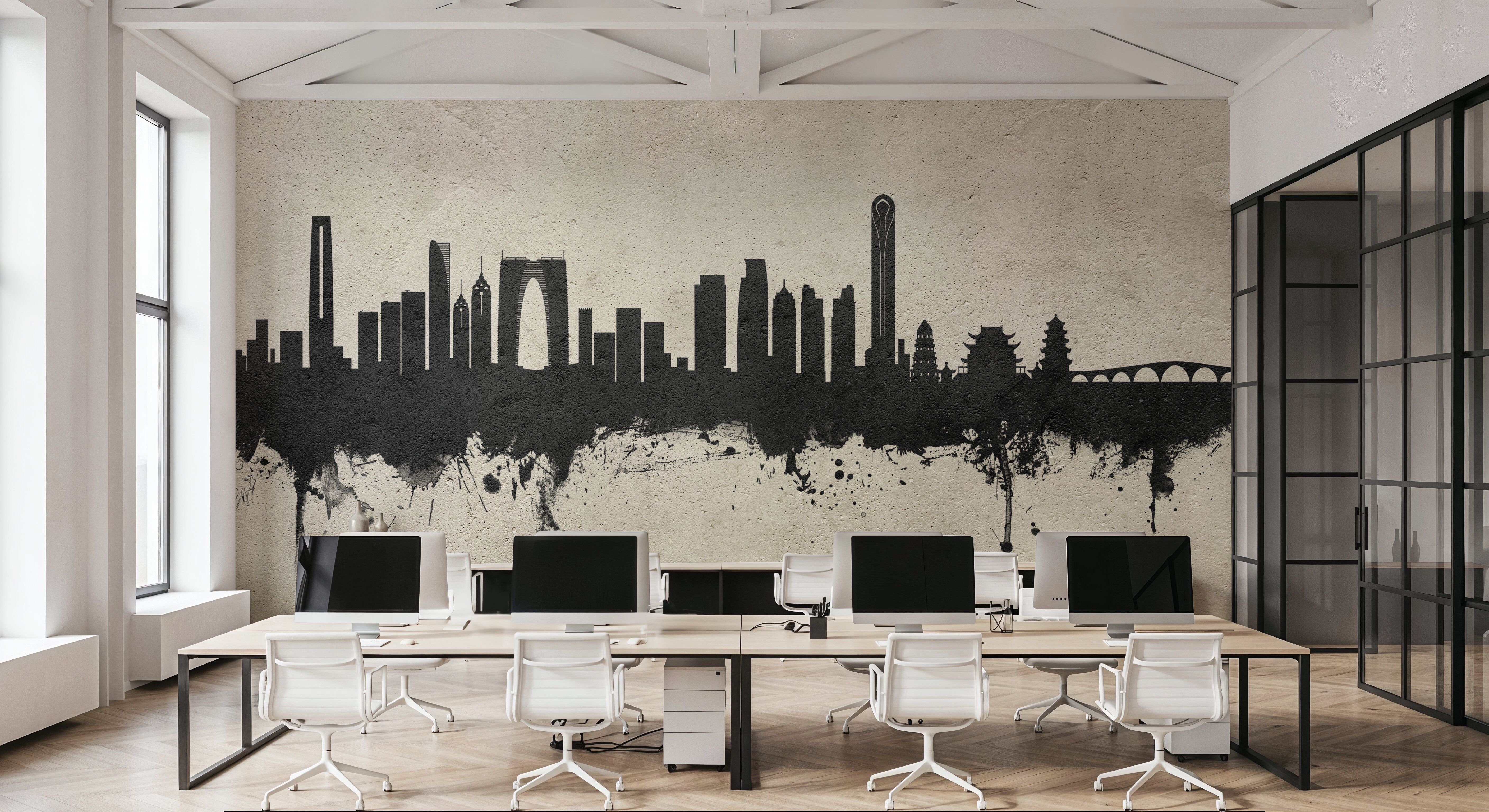 Suzhou China Skyline Concrete