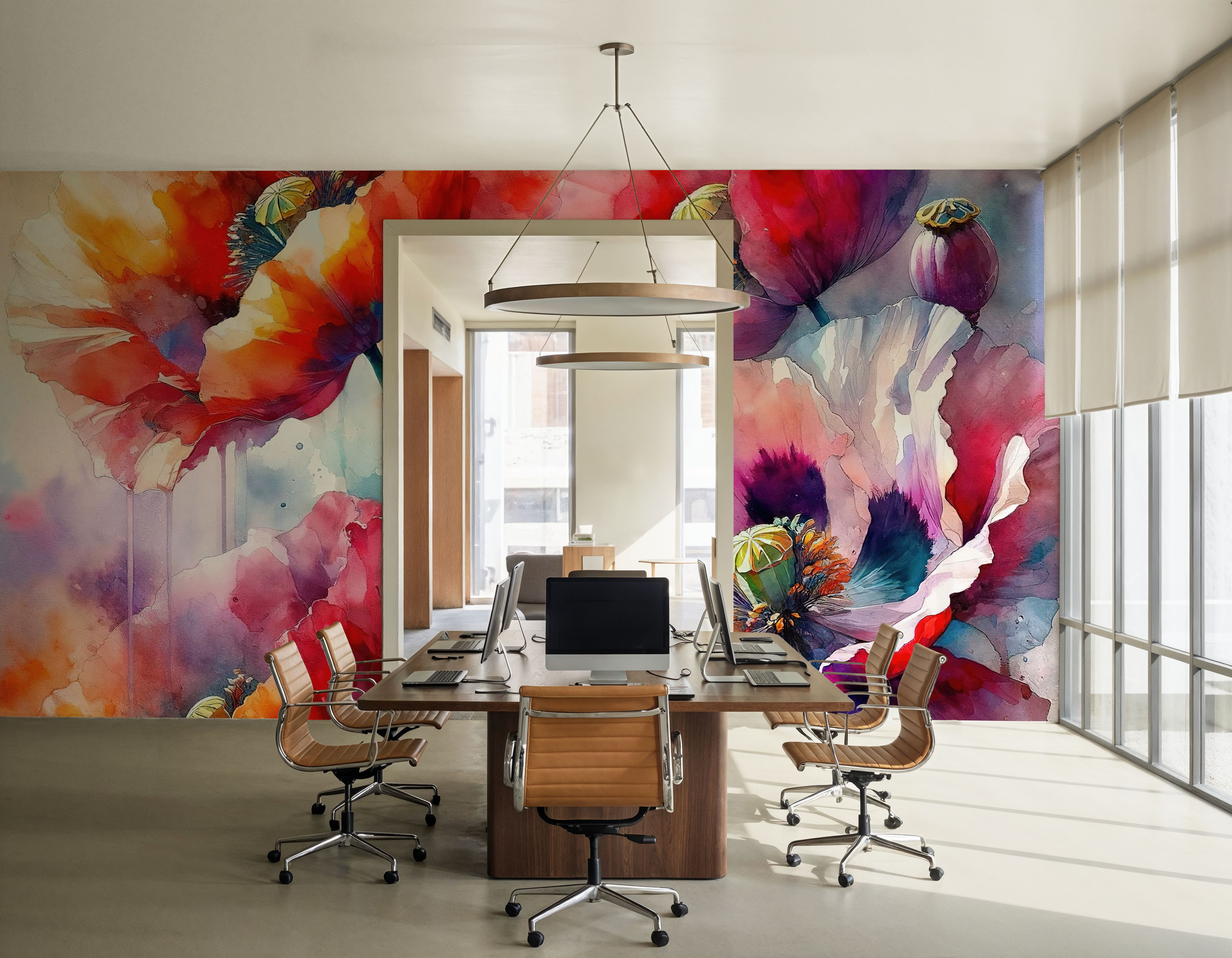 Intense Floral Radiance