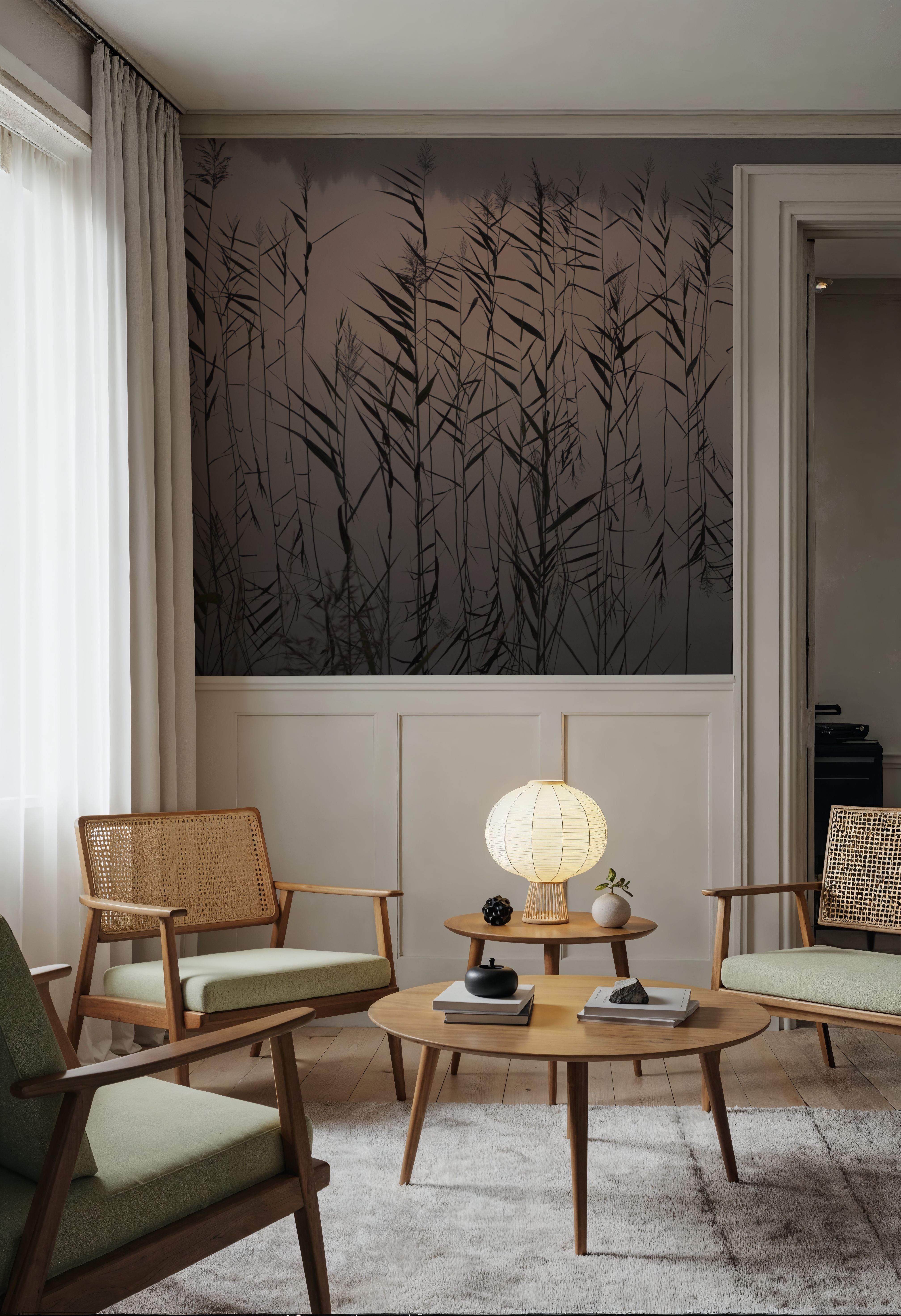 Grass Ears Reflection