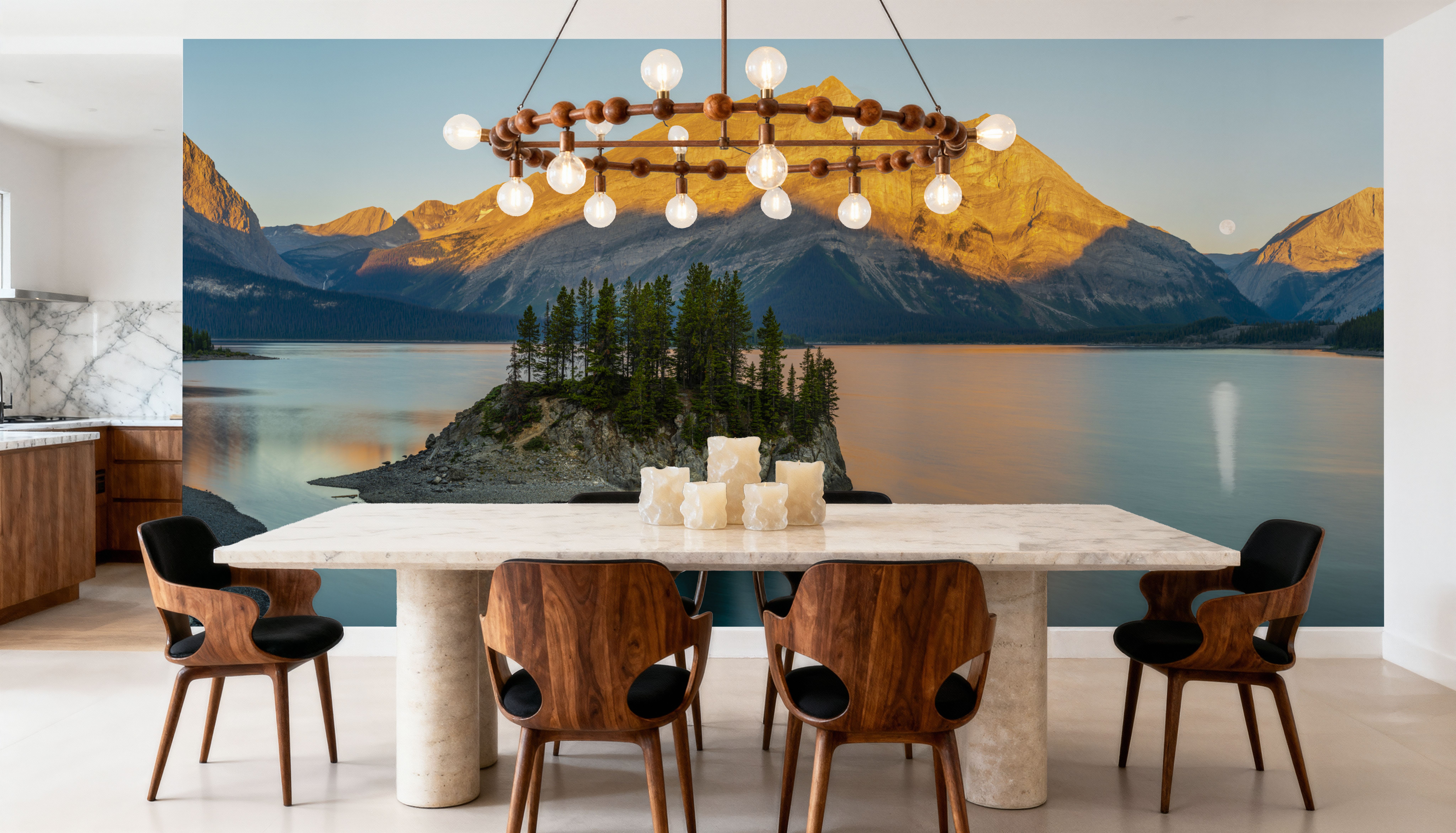 Upper Kananaskis Lake, Papier peint