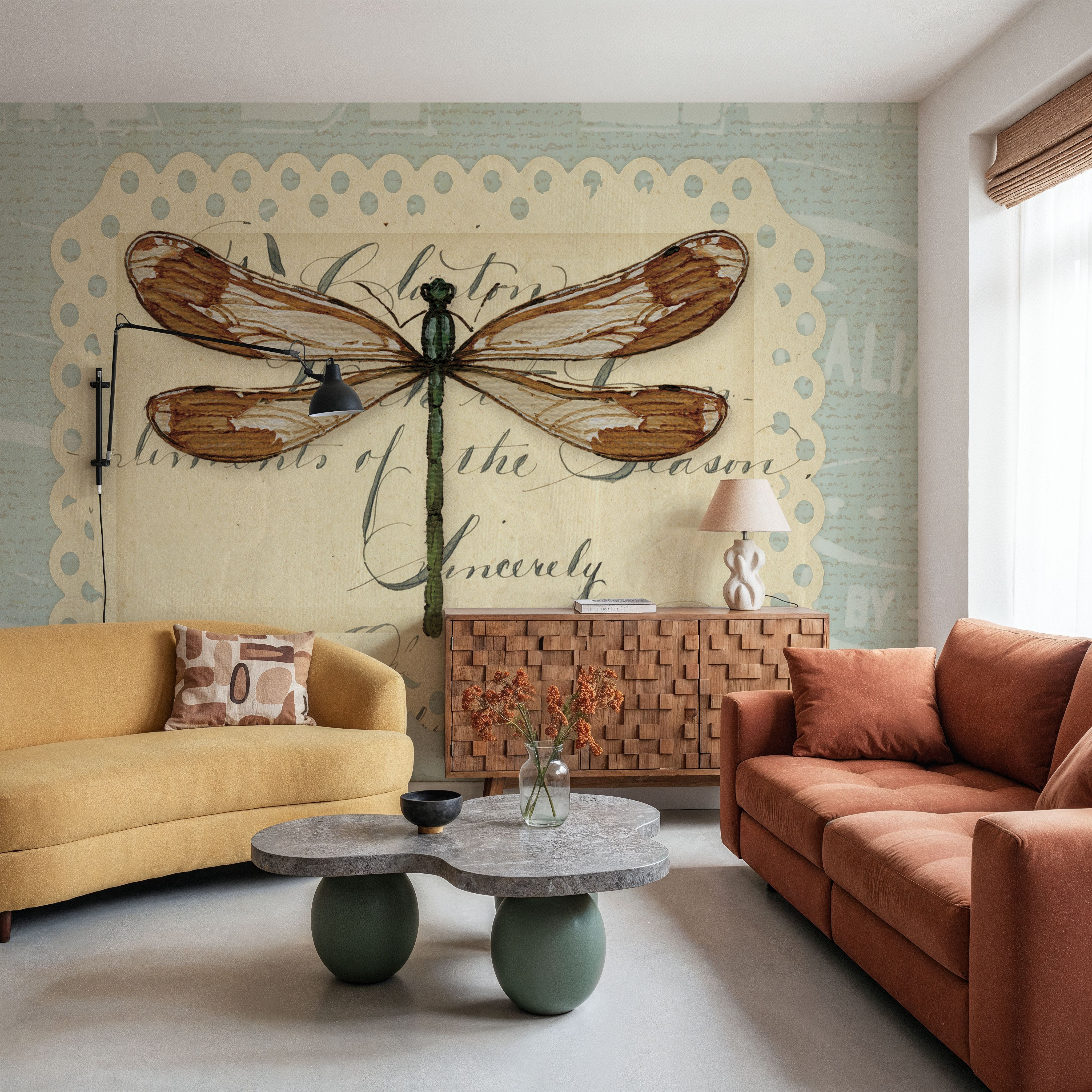 Mothers Treasure Dragonfly Stamp