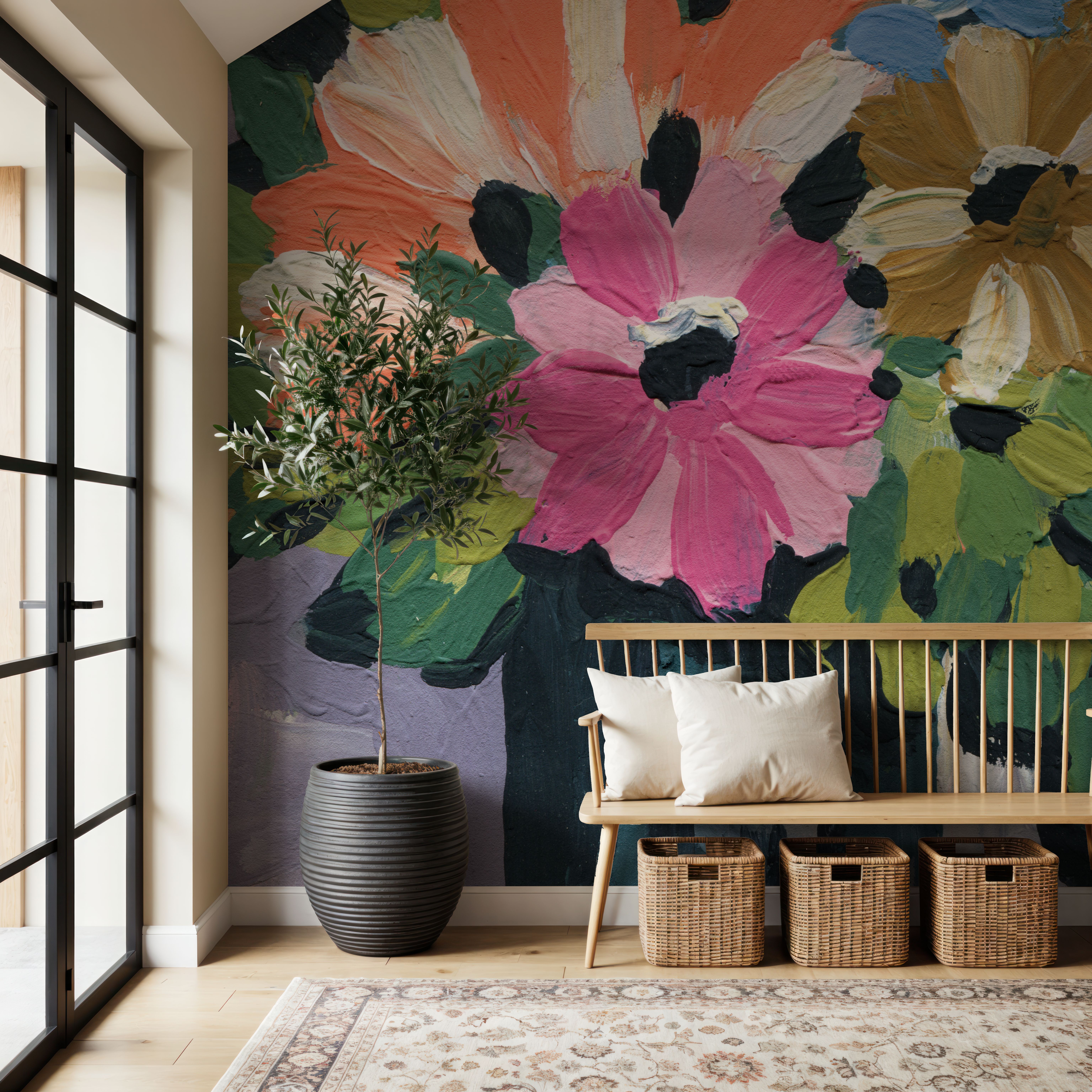 Painterly Florals in Vase I