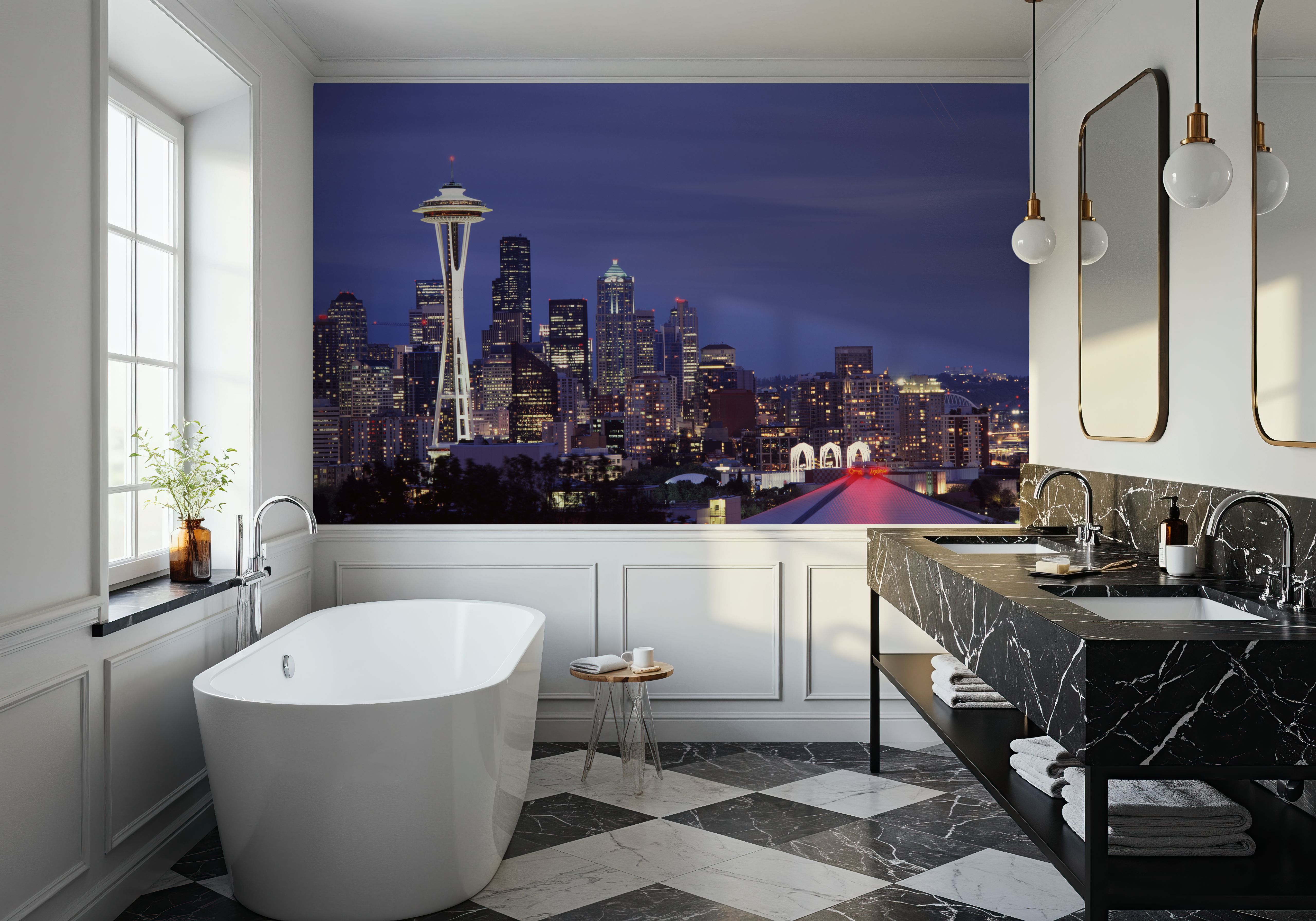 Twilight Tower Silhouette