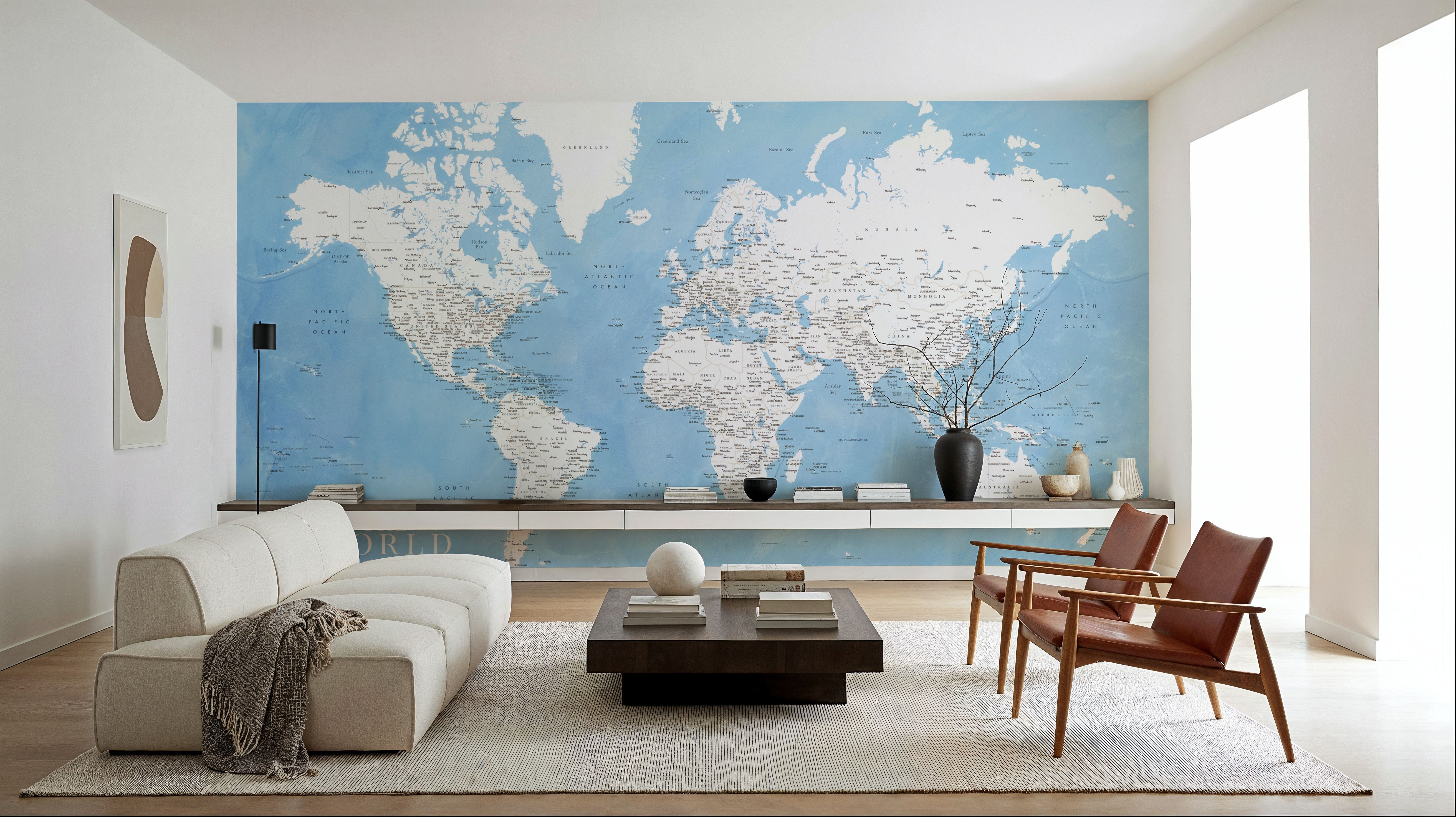 World Map Cities - Naolin, Wallpaper