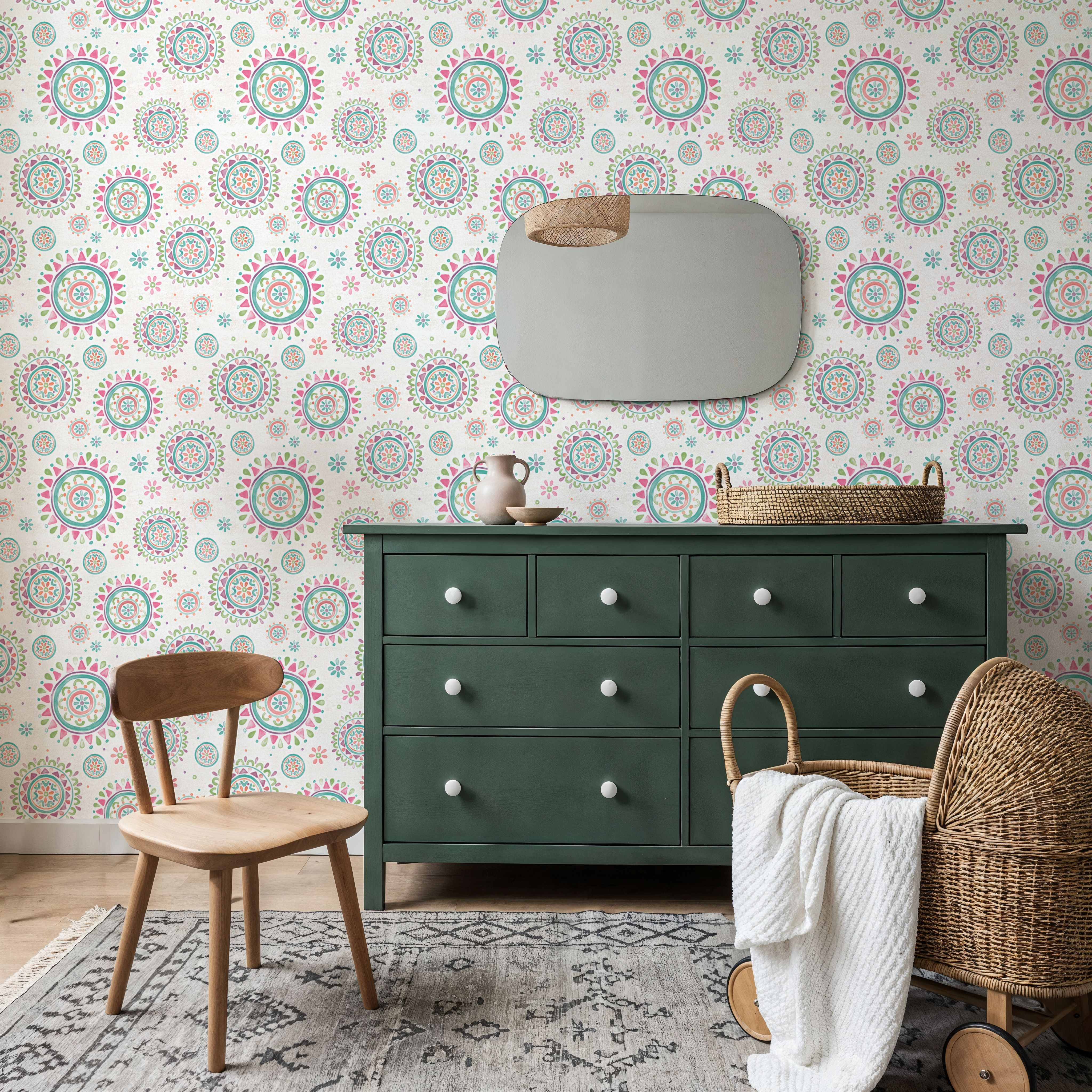 Seeing Cacti White, Wallpaper