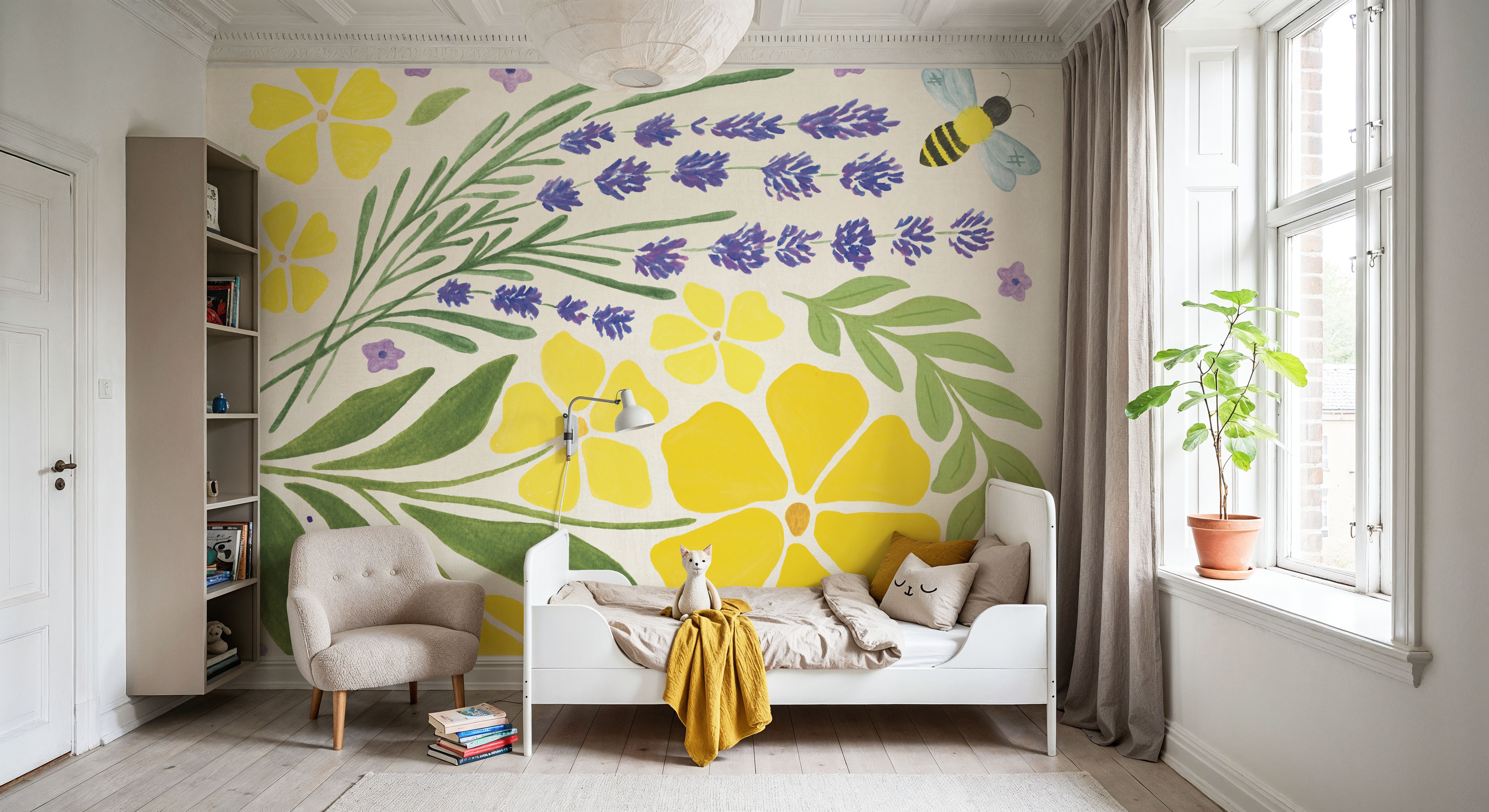 Lavender Garden III, Behang