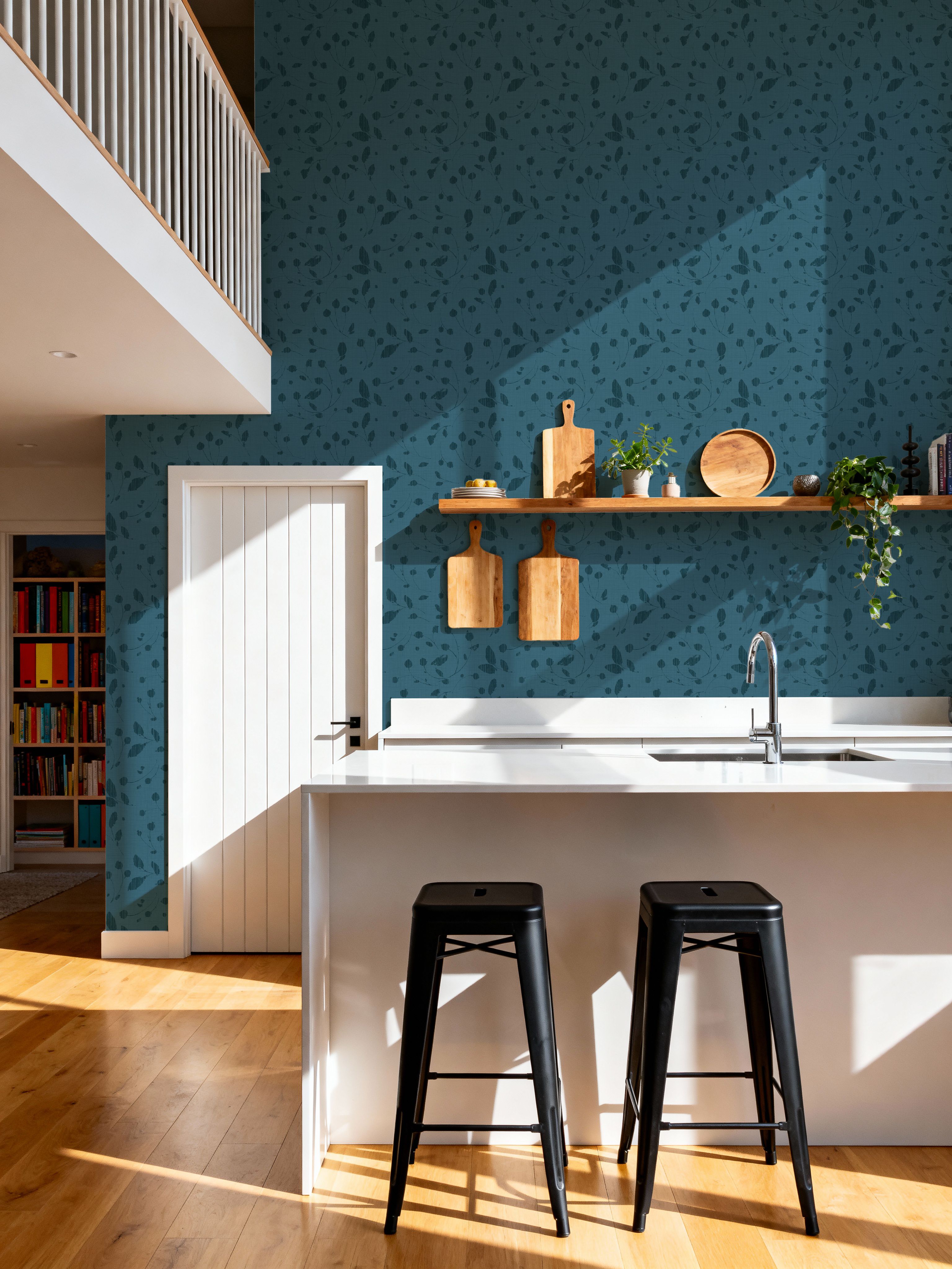 Time to Share Florals Blue