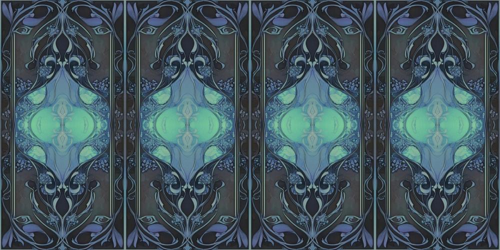 Art Noveau I Bluegreen