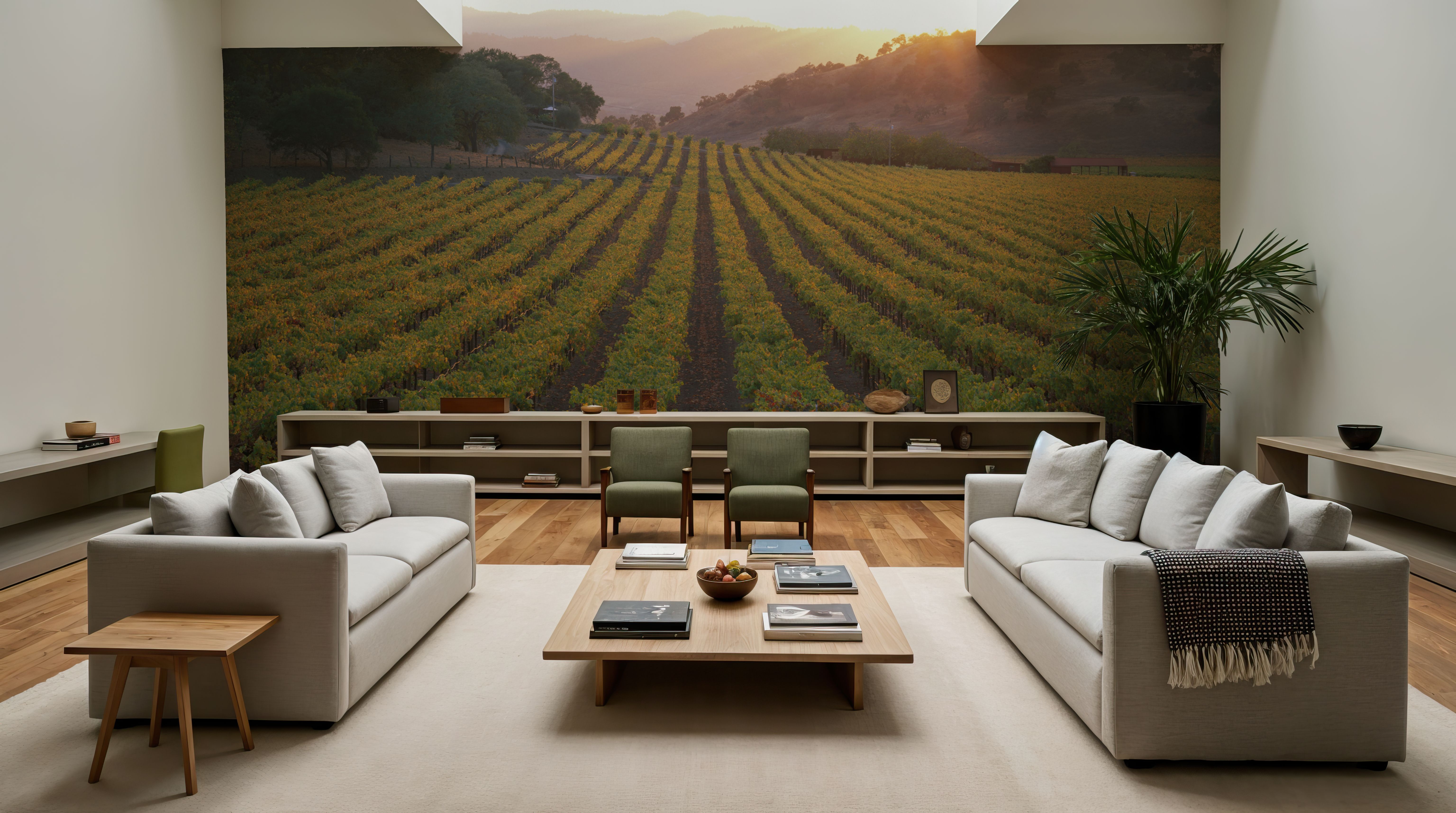 Napa Sunset, Wallpaper