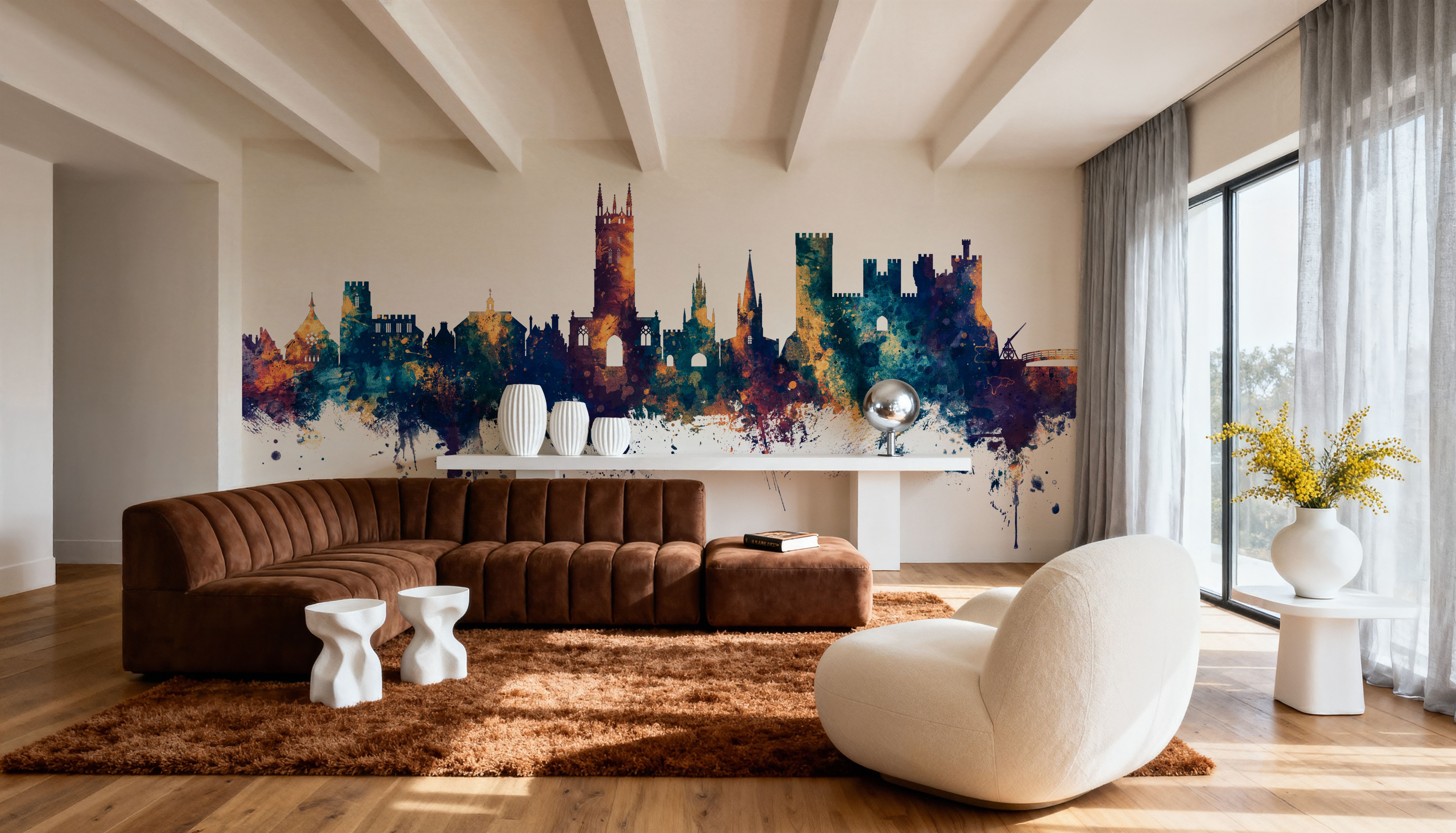 Warwick England Skyline Blue & Bronze