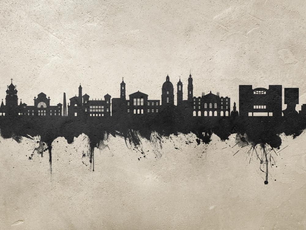 Nice France Skyline Concrete