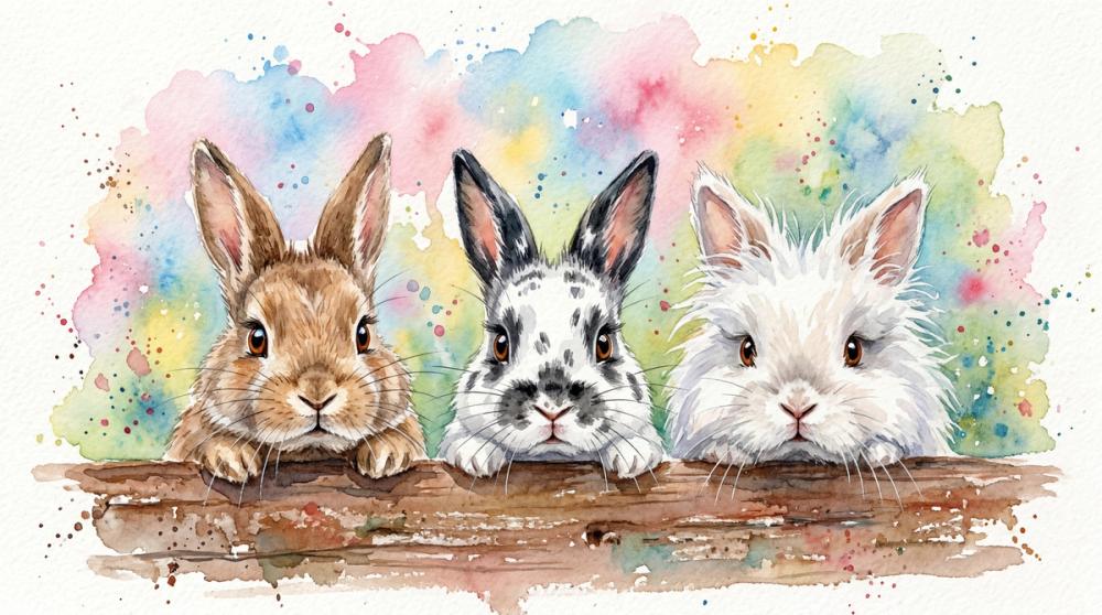 Rabbits - Cute Baby Animals Series