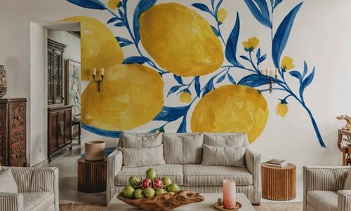 Blue Leaf Lemons I