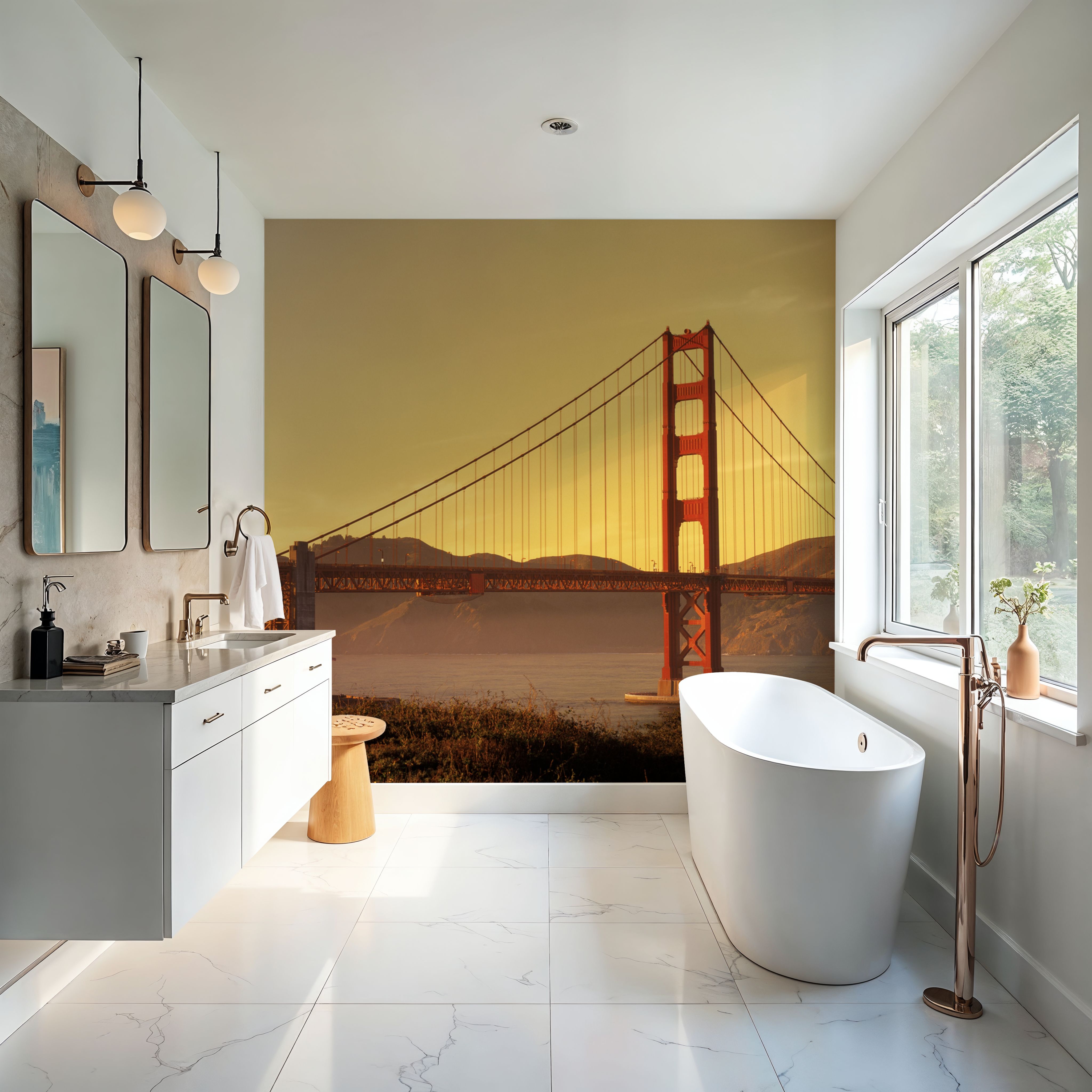 Crimson Bridge Twilight Yellow