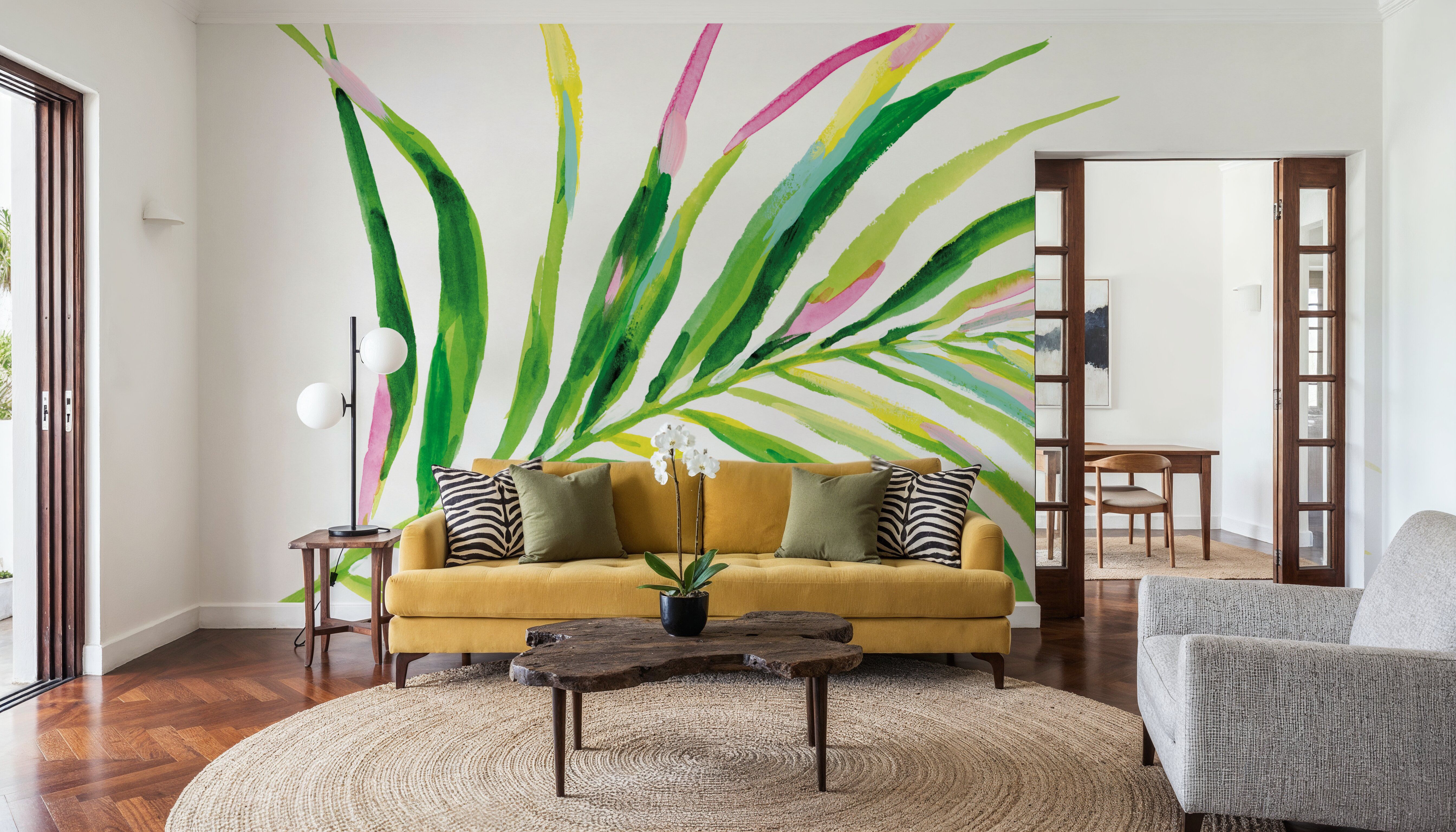 Colorful Tropical Leaf II