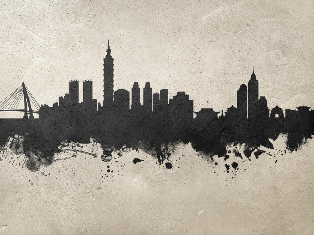 Taipei Taiwan Skyline Concrete