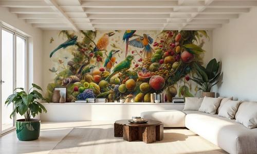 Jungle Symphony in Vivid Hues
