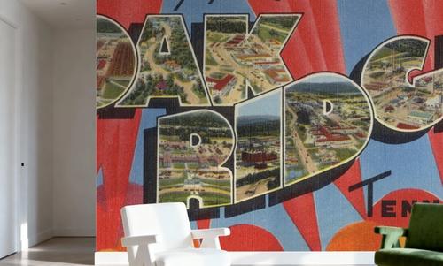 Greetings from Oak Ridge - Screenprint Postcard