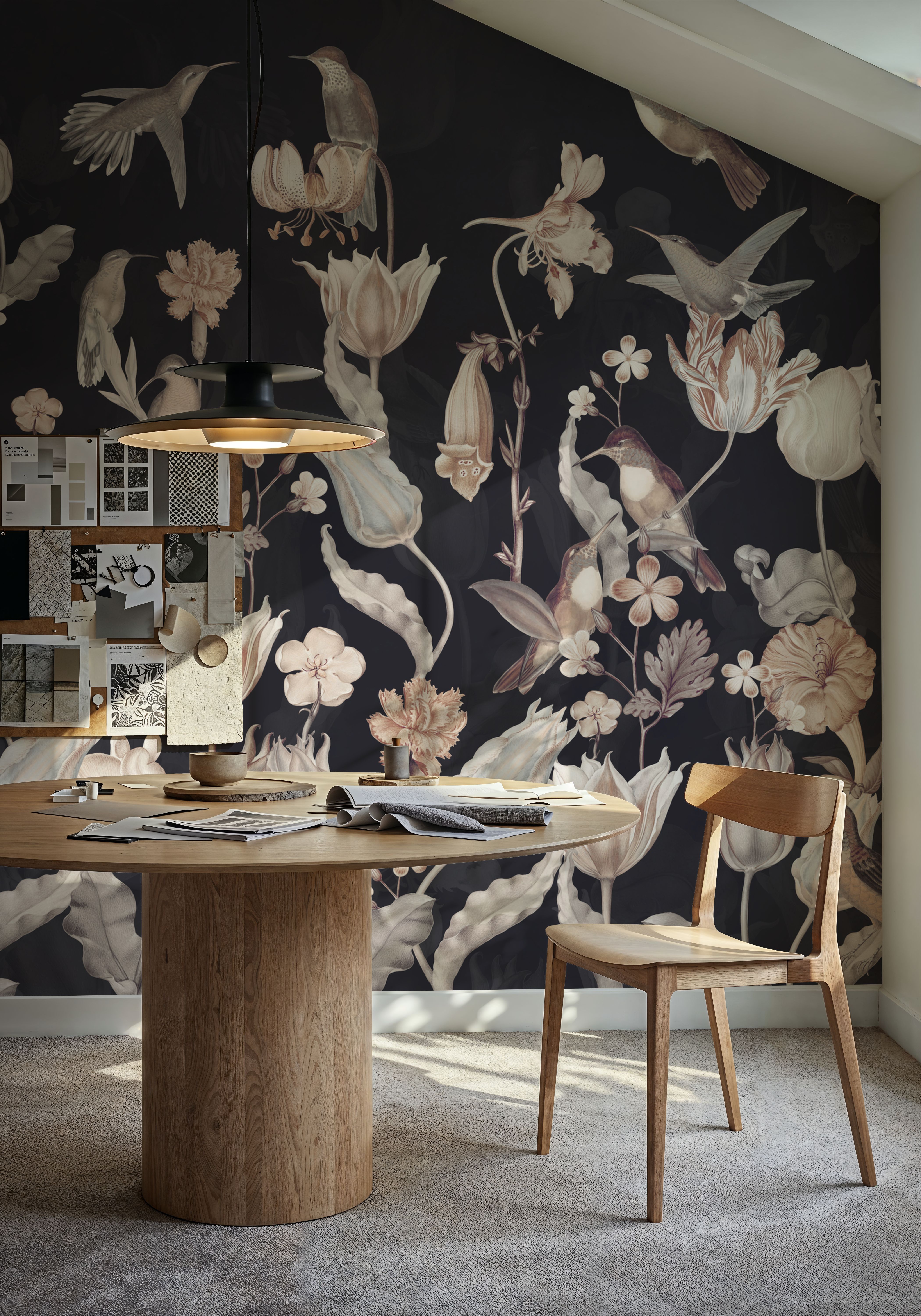 Tulips & Birds, Midnight