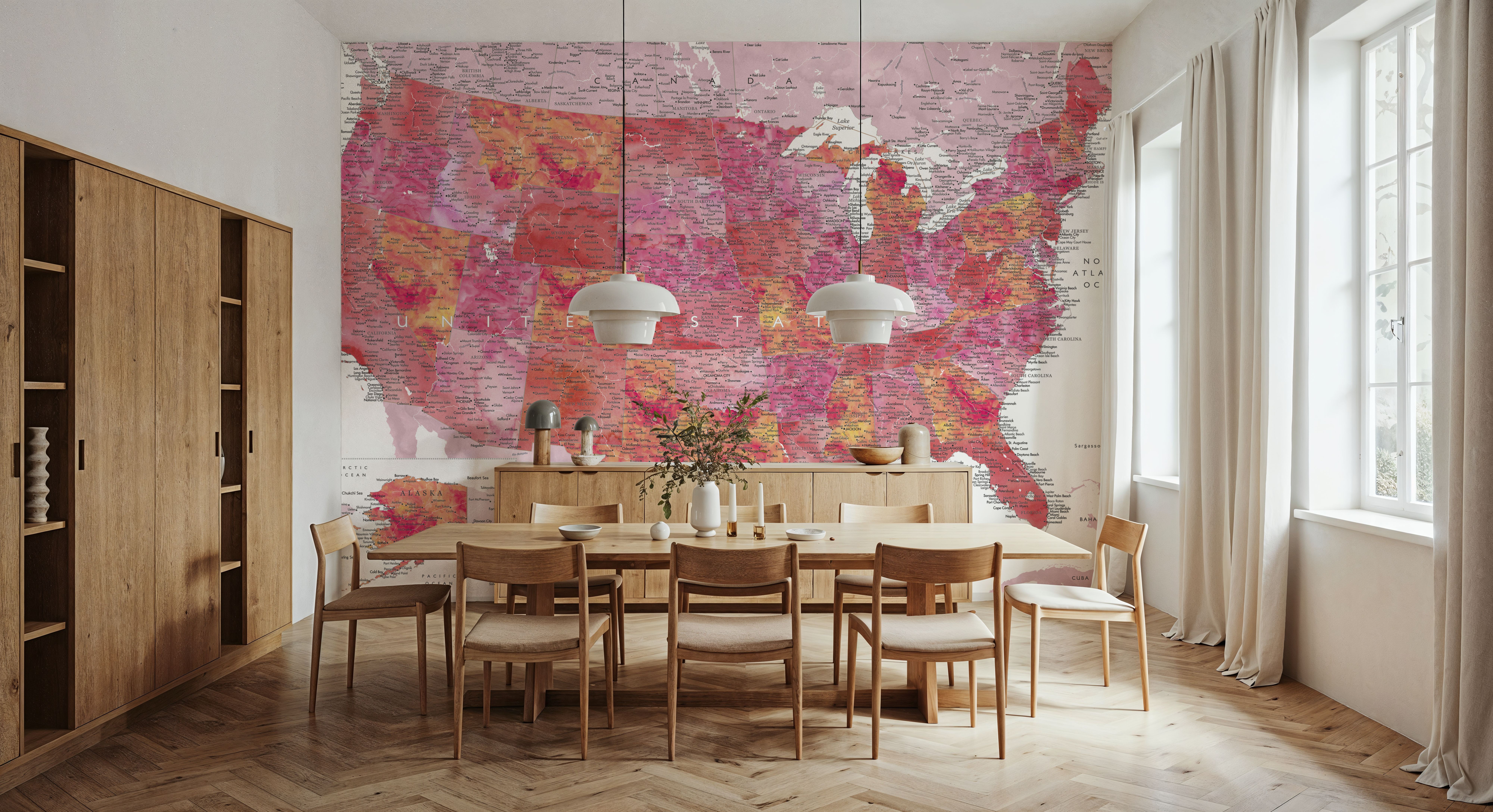 US Map Detailed - Tatiana