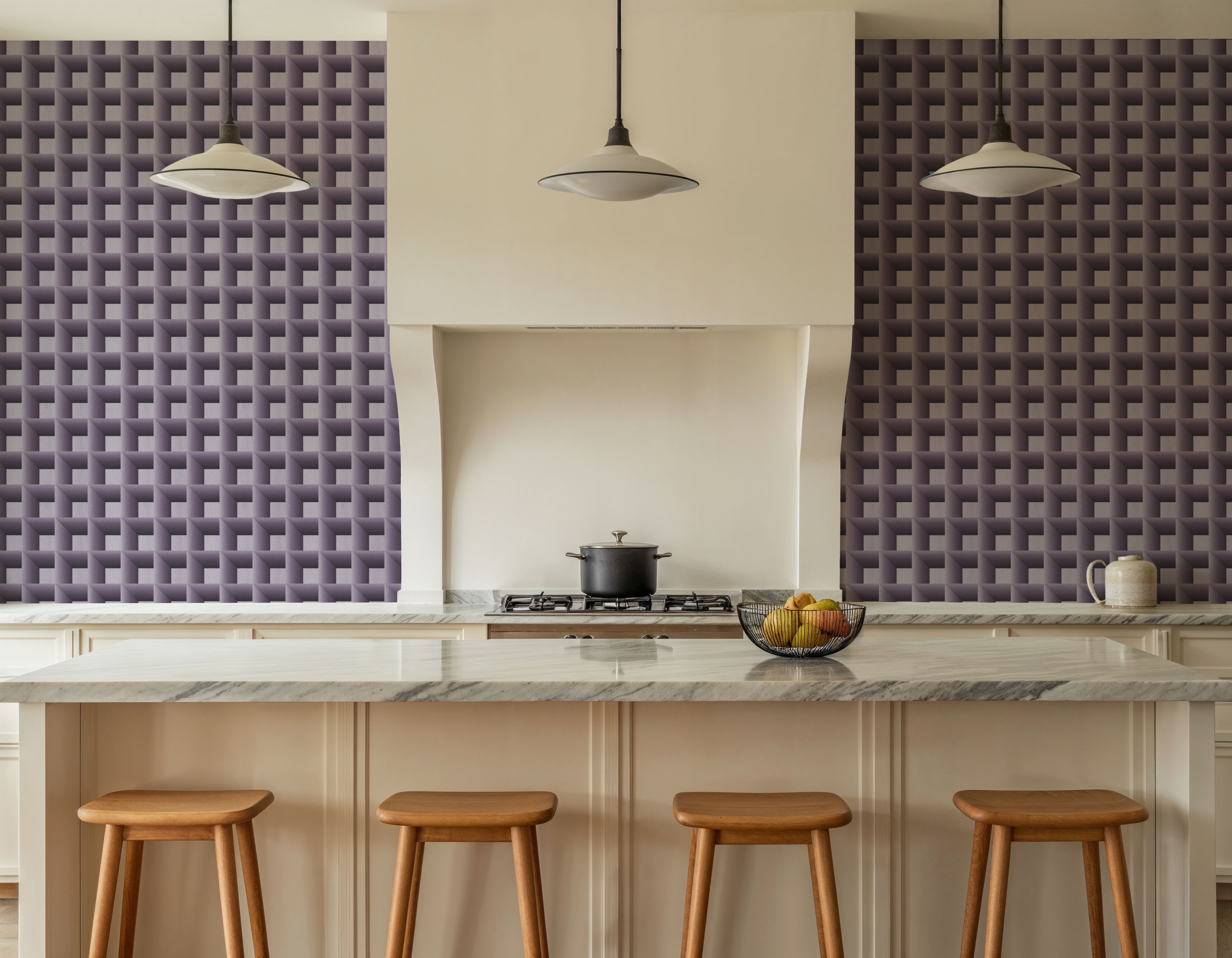 Decorative Cubes, Purple