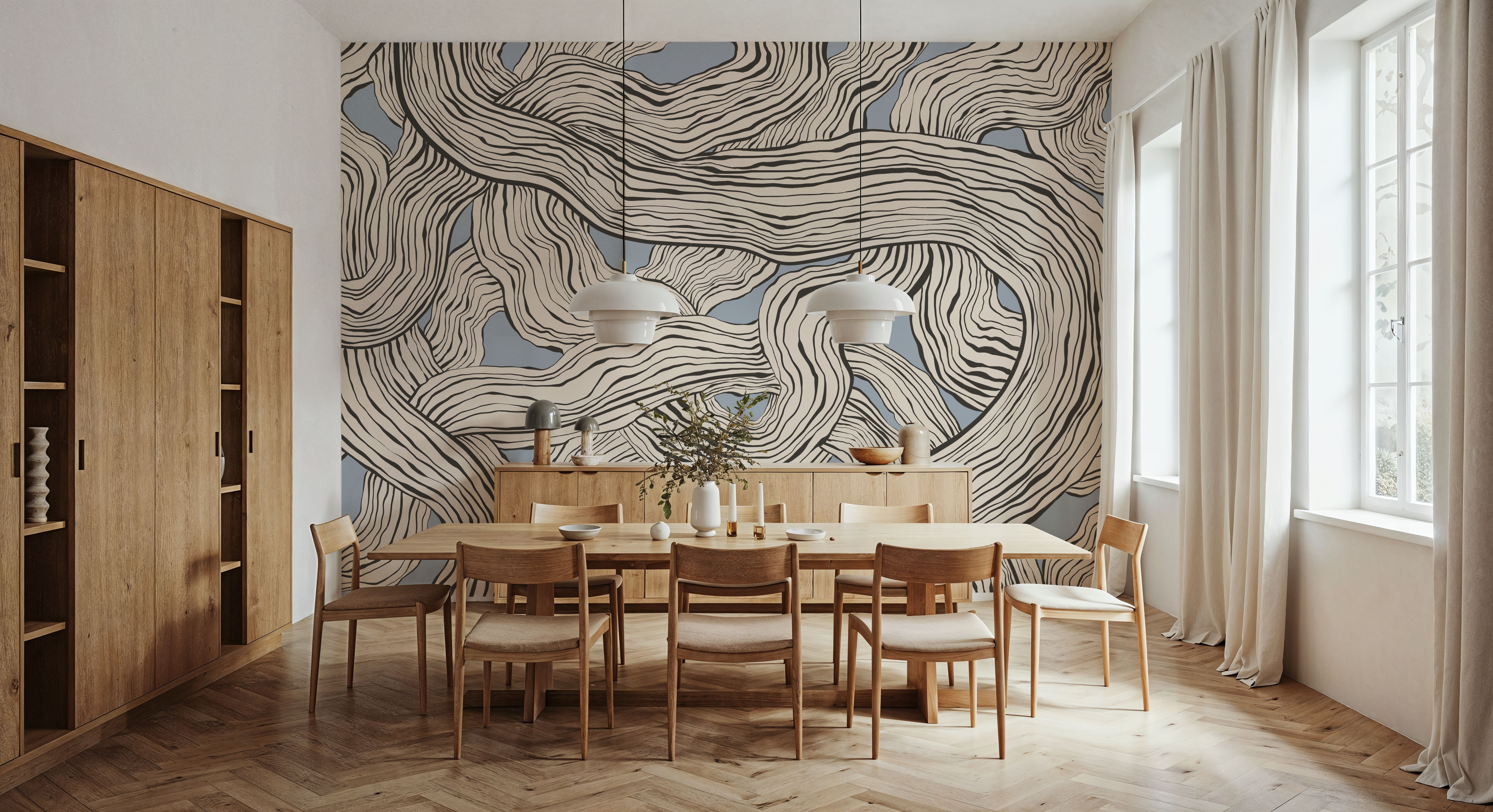 Weaves & Waves, Dusty Blue