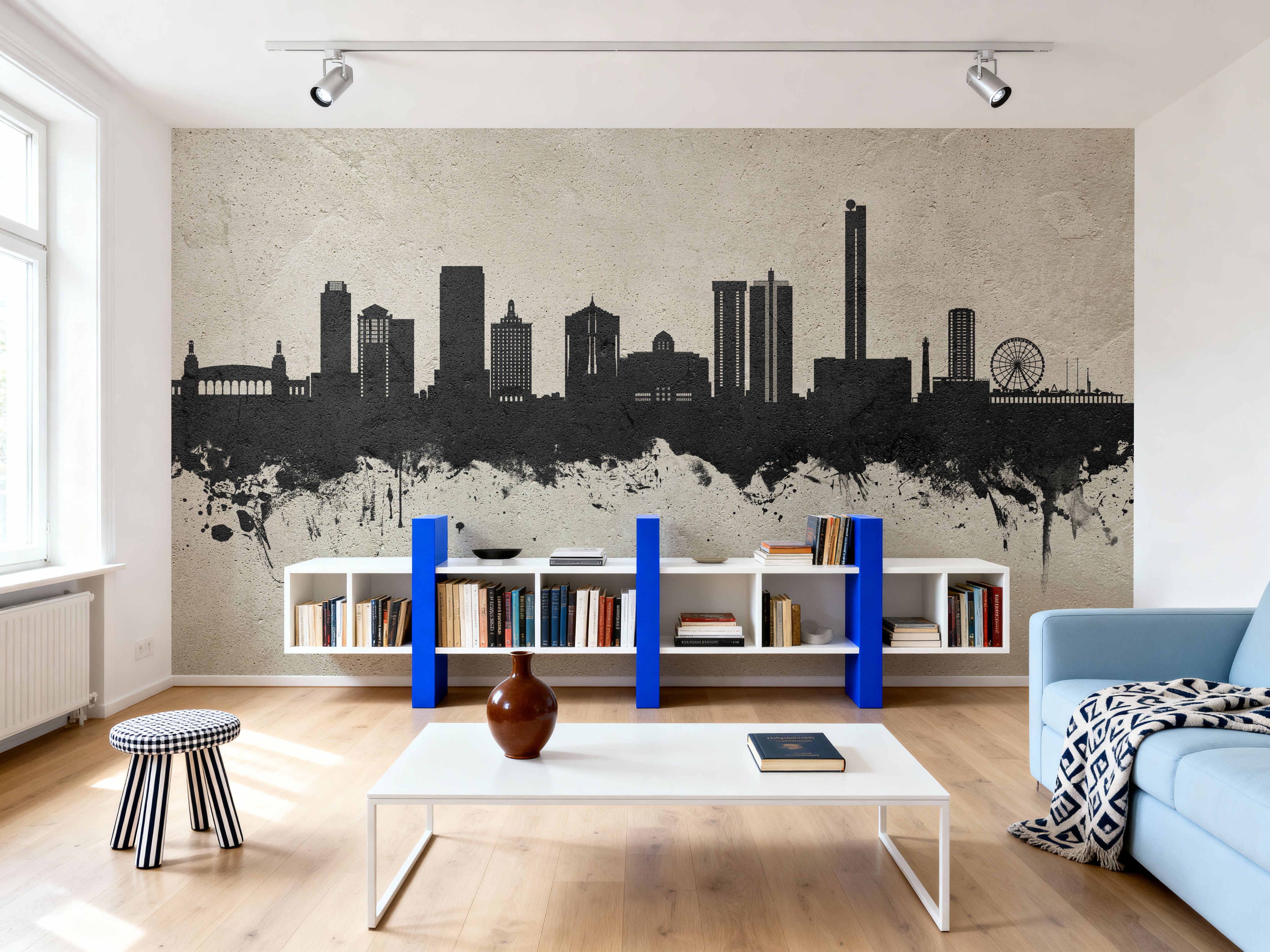 Atlantic City New Jersey Skyline Concrete