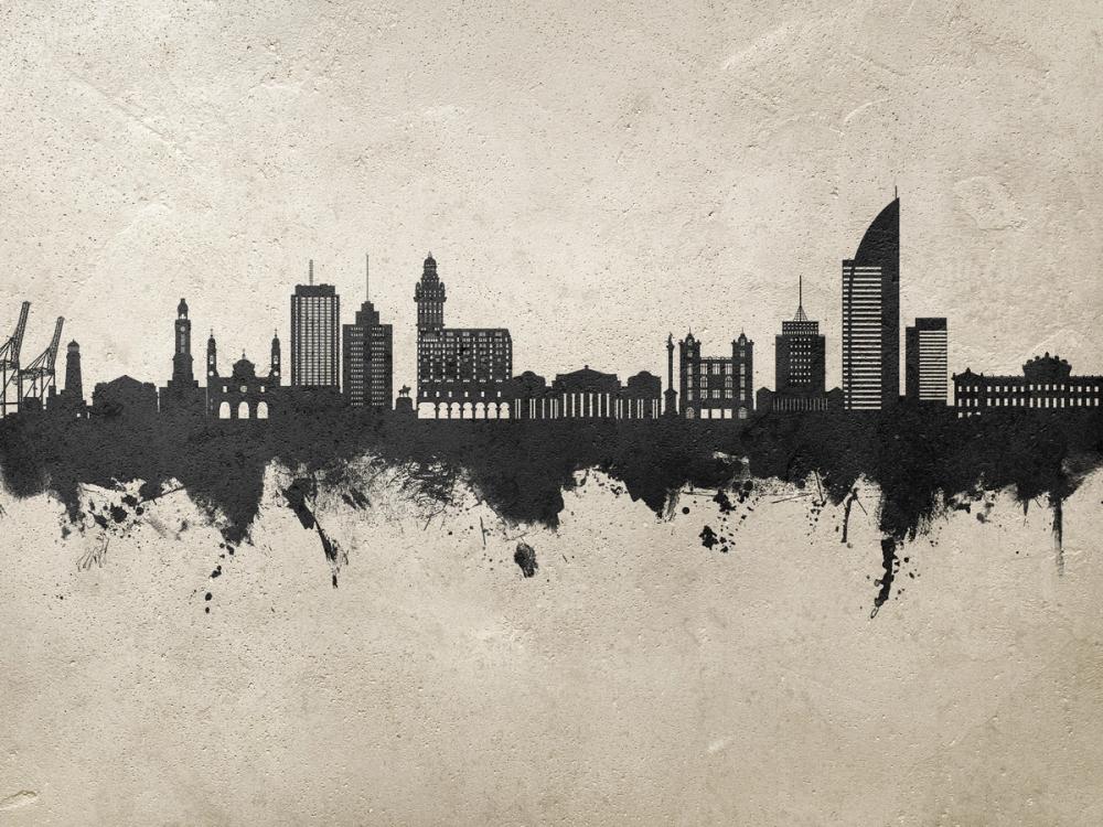 Montevideo Uruguay Skyline Concrete